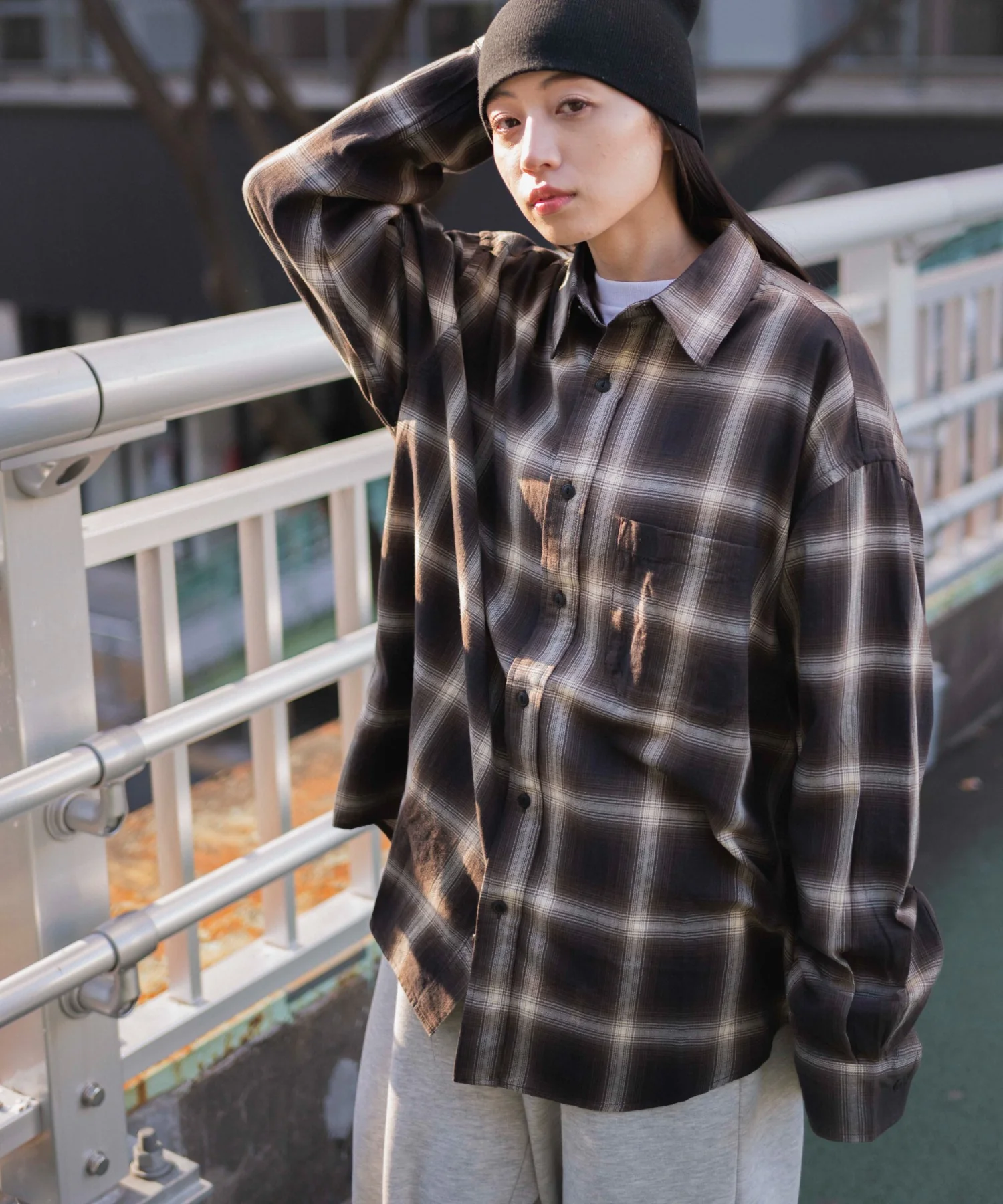 オンブレチェックシャツ - Image 10