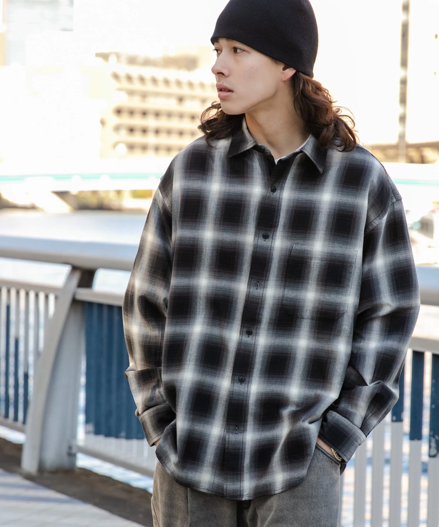 オンブレチェックシャツ - Image 19