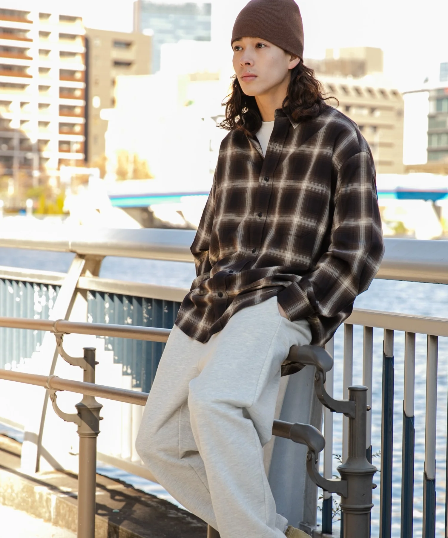 オンブレチェックシャツ - Image 30