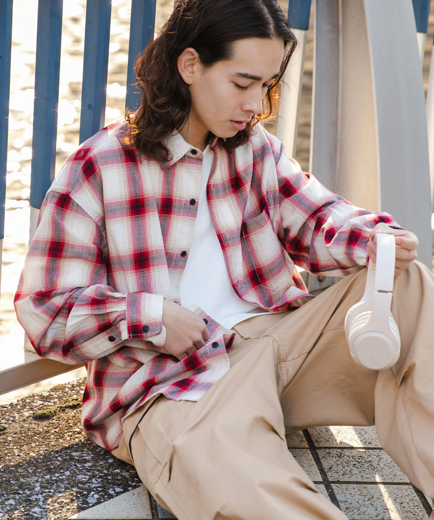 オンブレチェックシャツ - Image 34