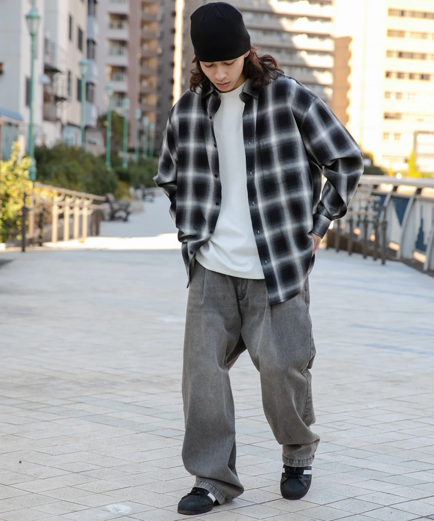 オンブレチェックシャツ - Image 5