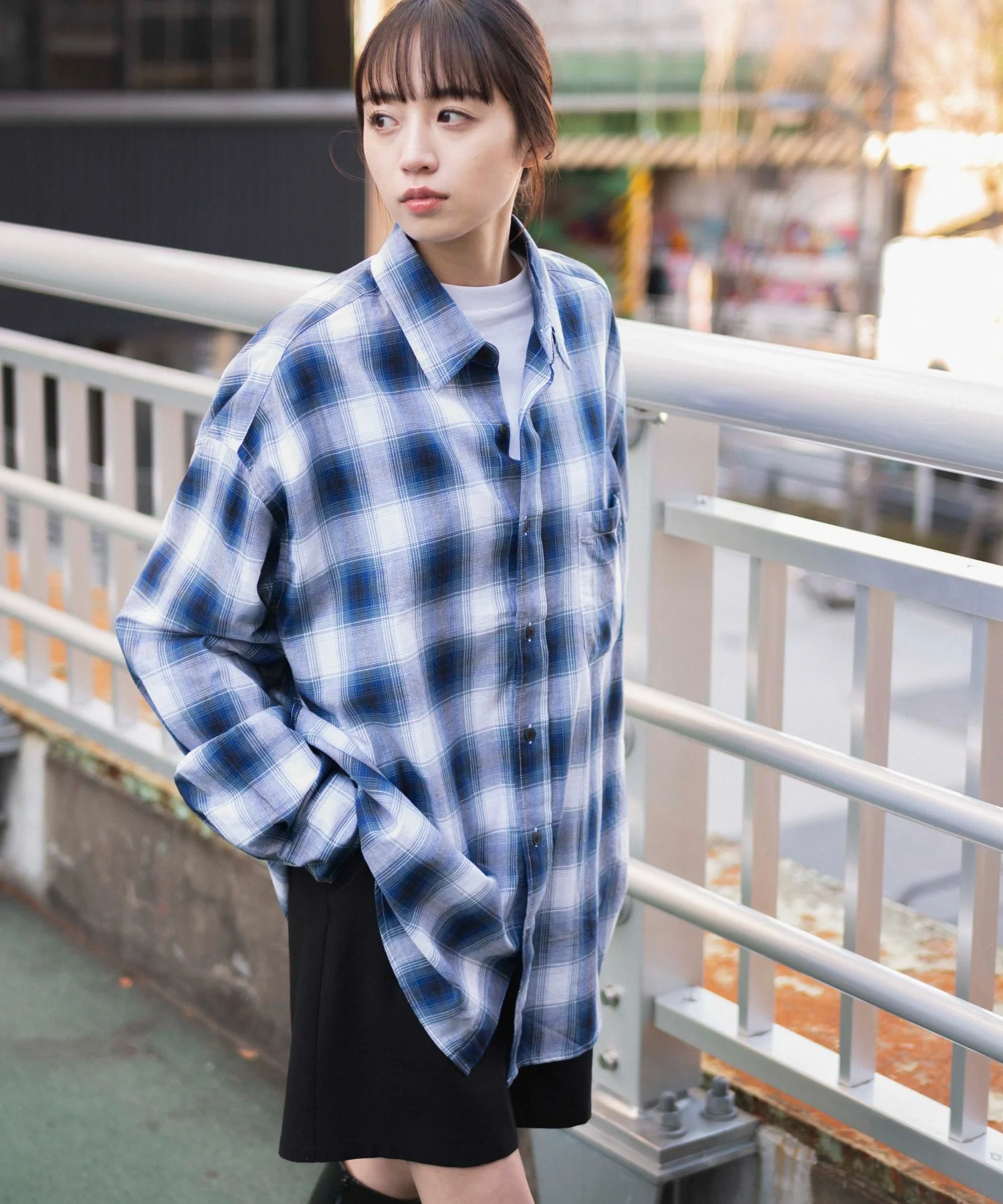 オンブレチェックシャツ - Image 8