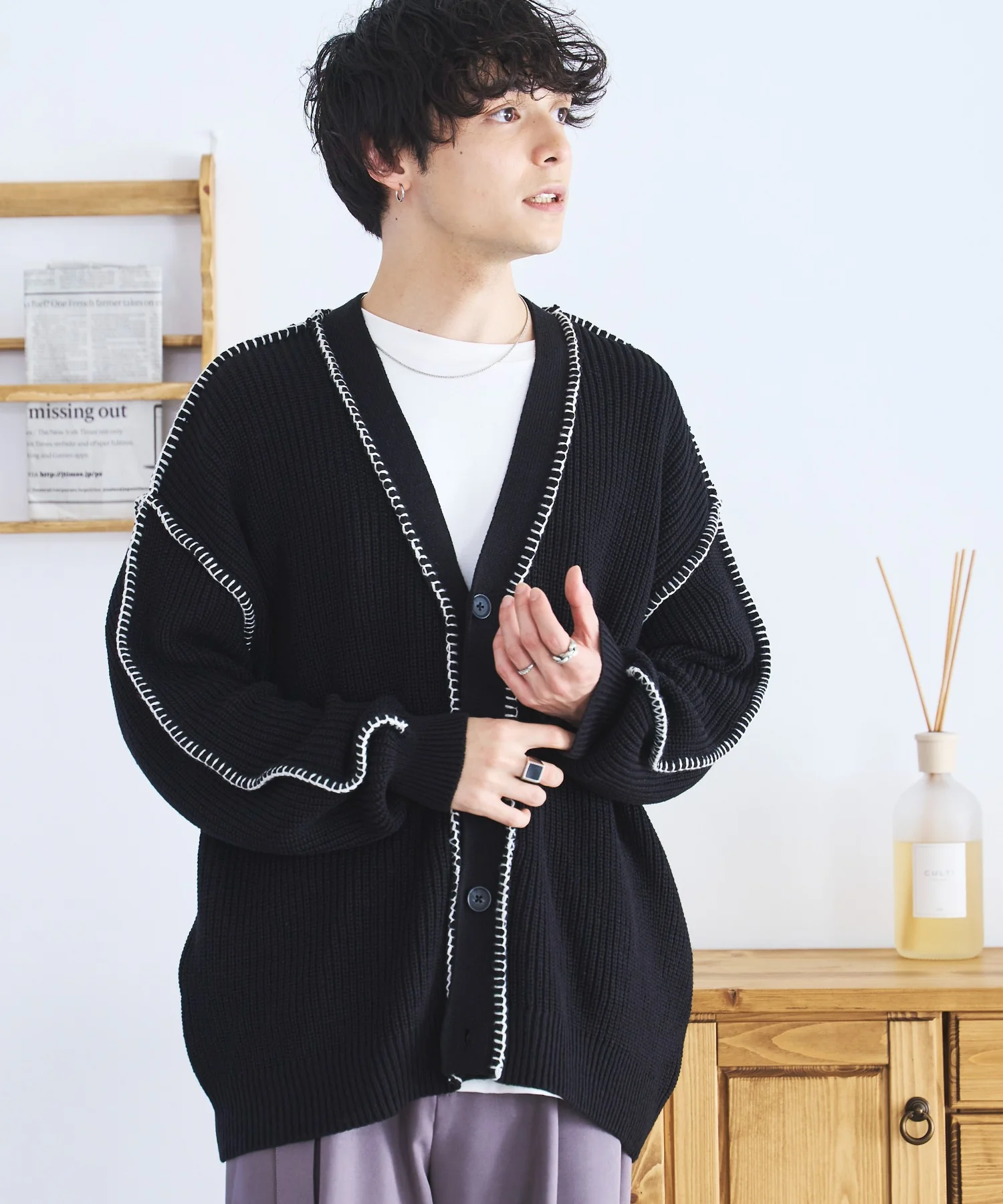 ハンドステッチカーディガン - Image 13