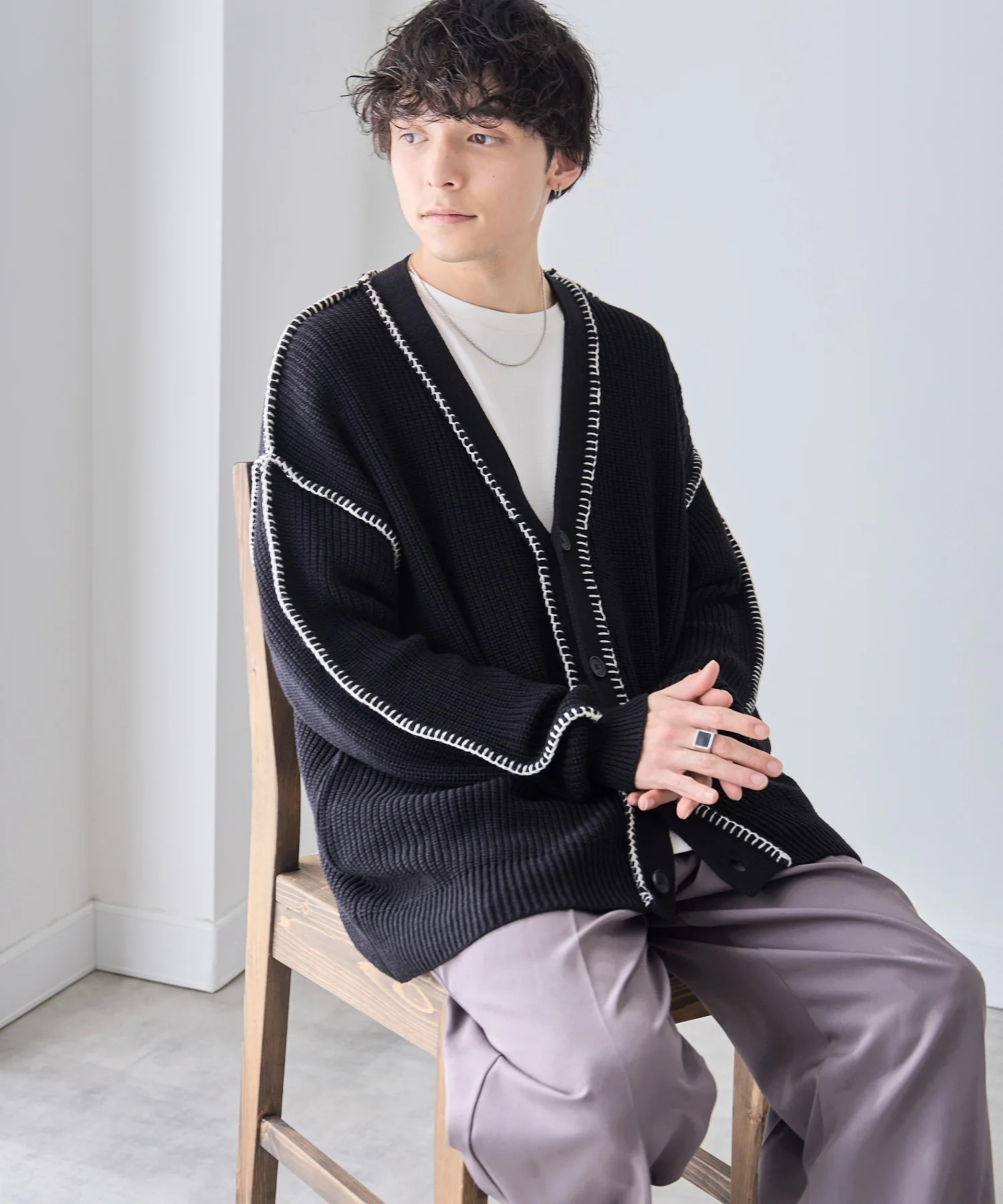 ハンドステッチカーディガン - Image 15