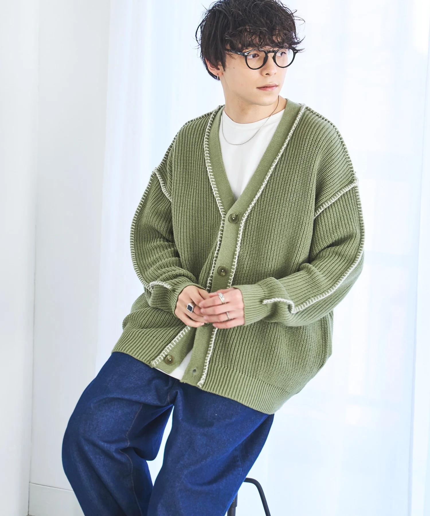 ハンドステッチカーディガン - Image 32