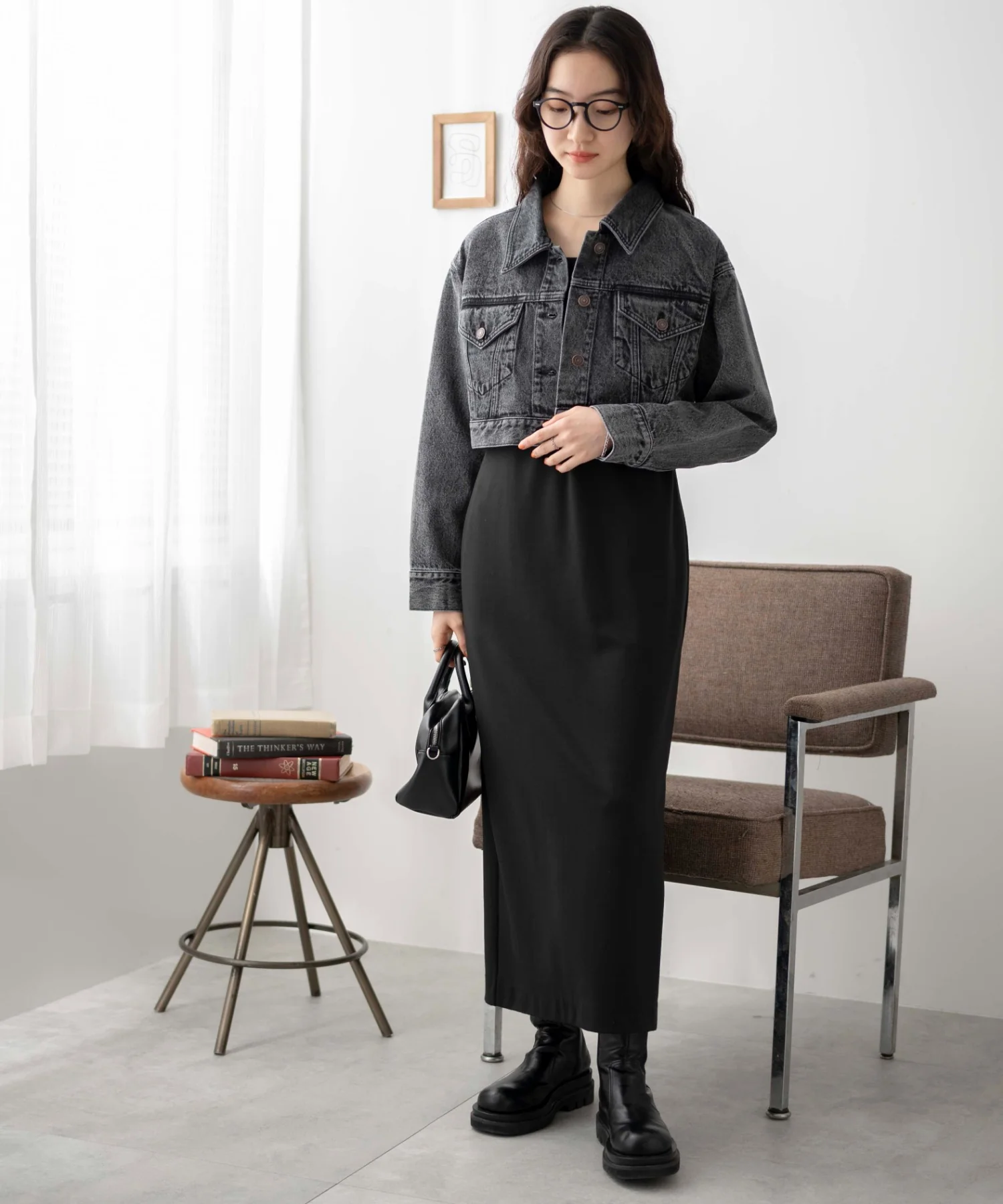 ショートデニムジャケット - Image 14