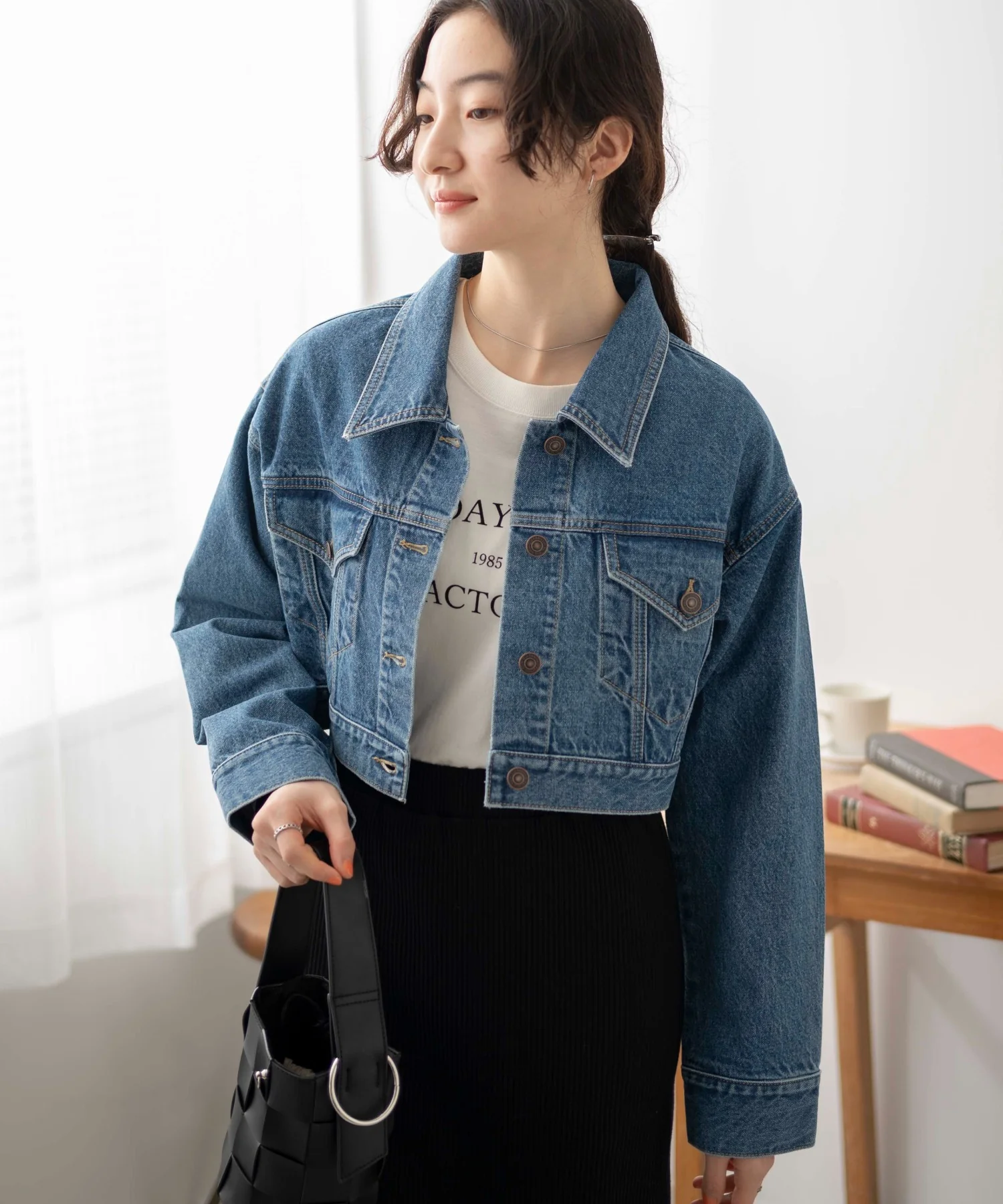 ショートデニムジャケット - Image 15