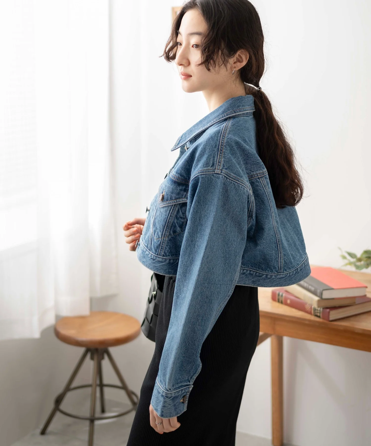 ショートデニムジャケット - Image 17