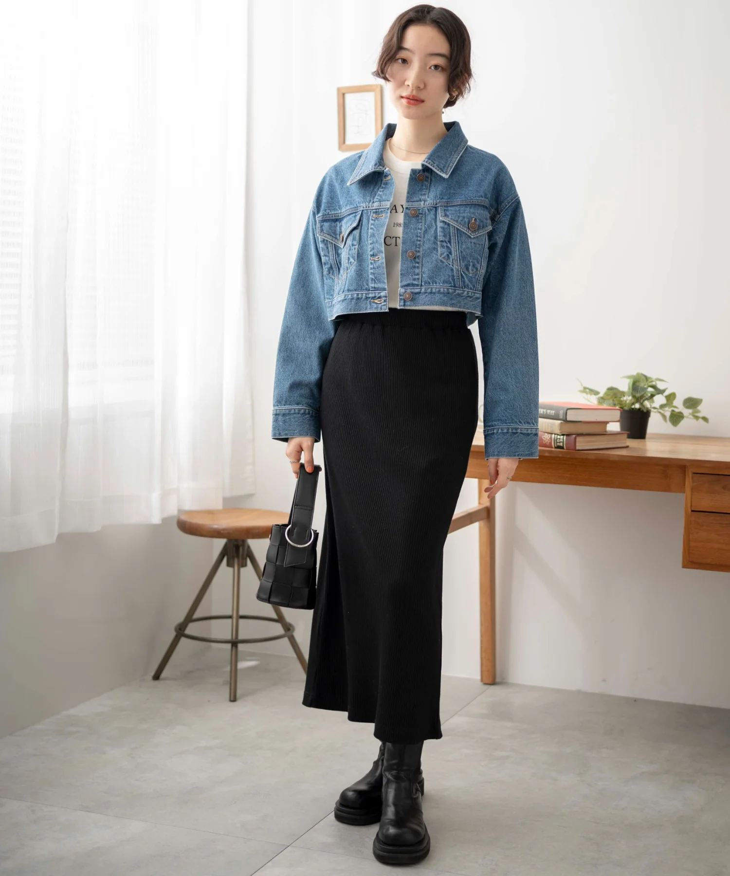 ショートデニムジャケット - Image 19