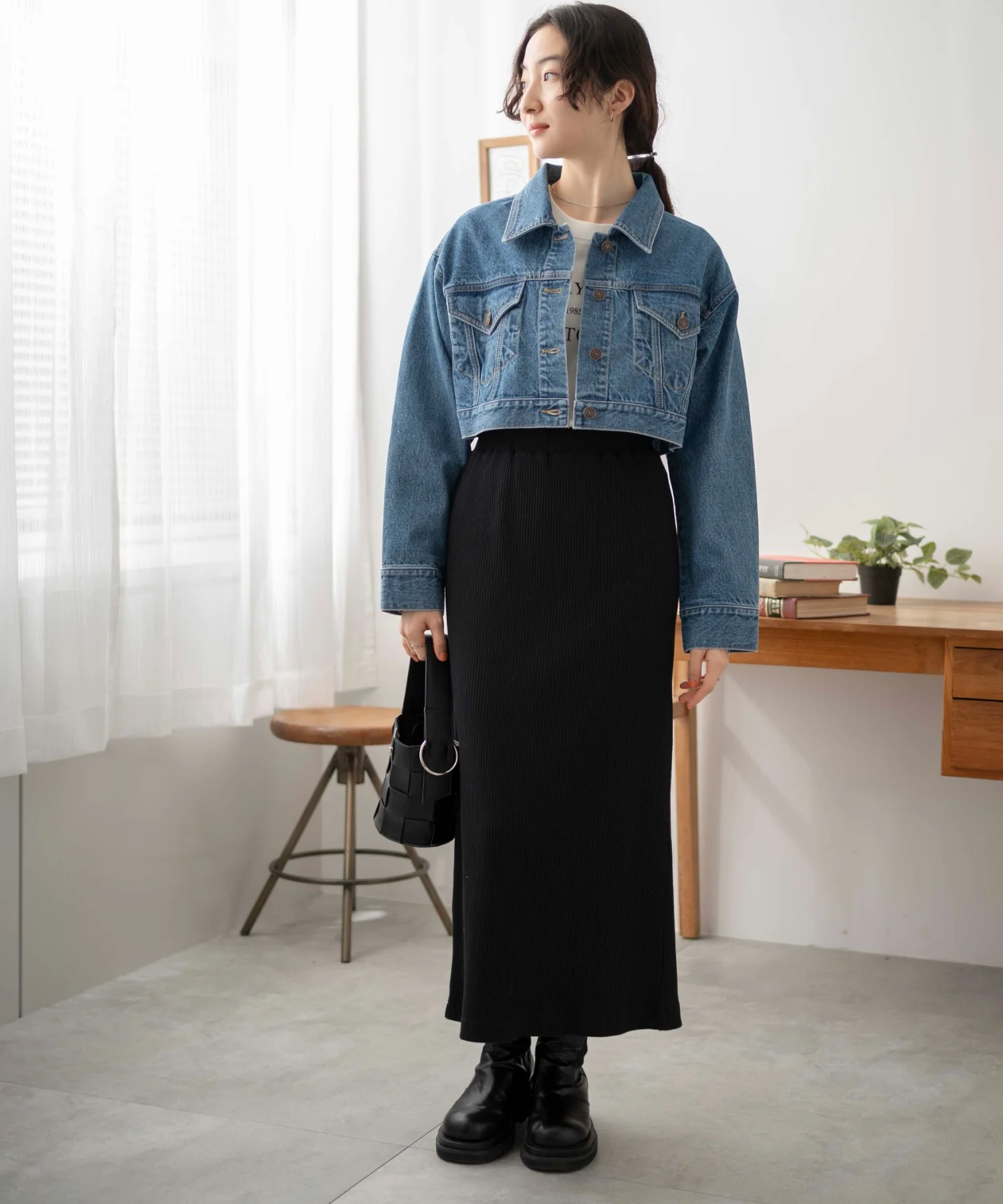 ショートデニムジャケット - Image 5