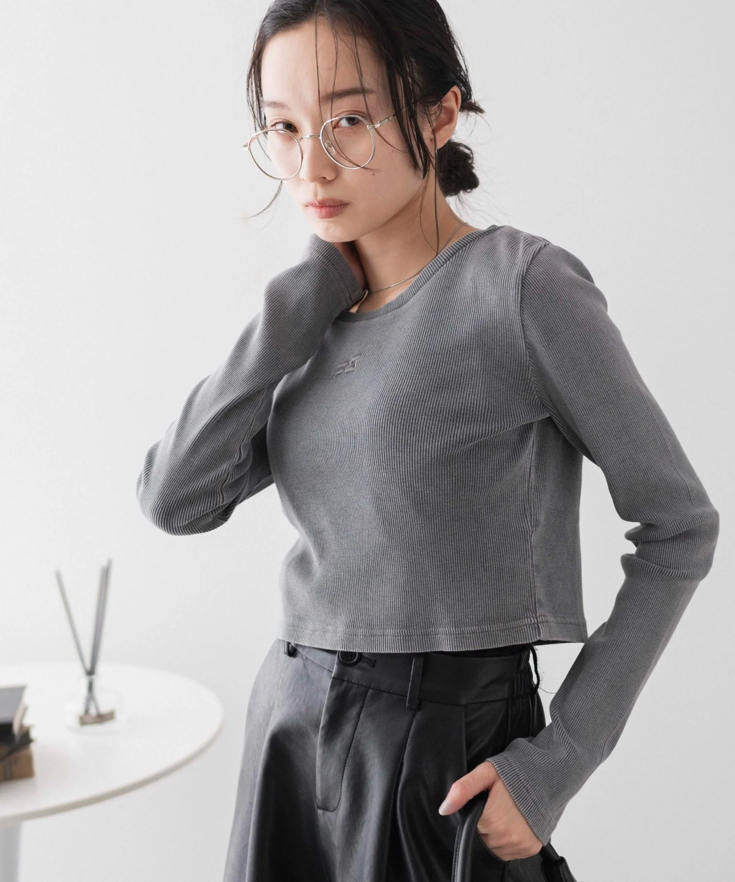 ヴィンテージウォッシュリブロンT - Image 13