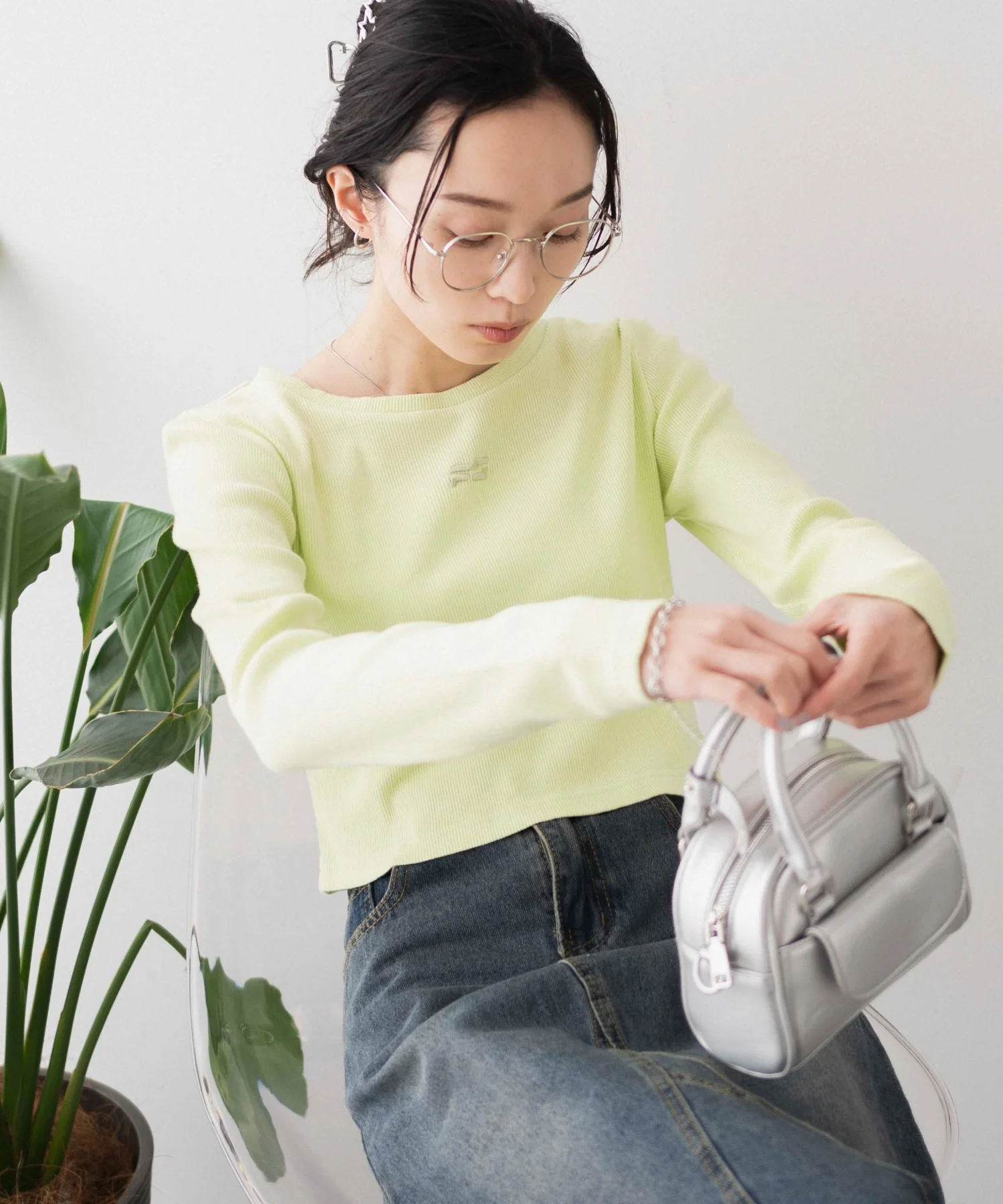ヴィンテージウォッシュリブロンT - Image 18