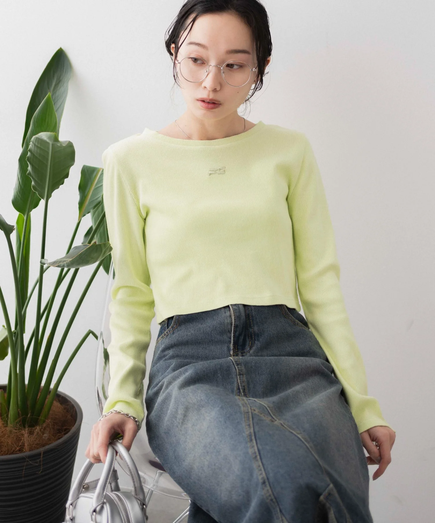 ヴィンテージウォッシュリブロンT - Image 3