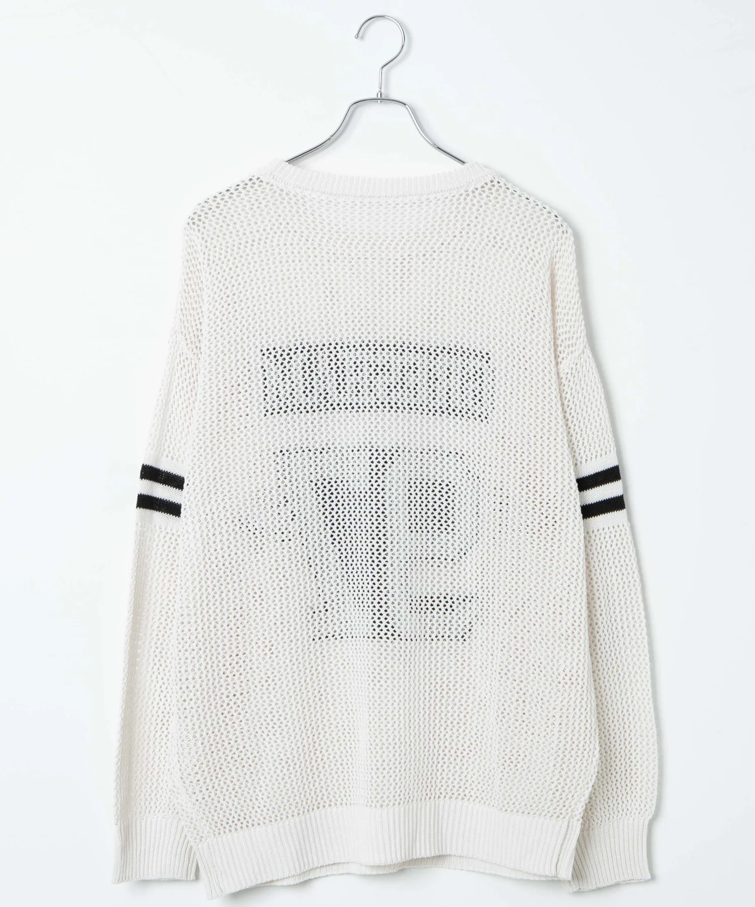 ロゴメッシュジャガードニット - Image 27