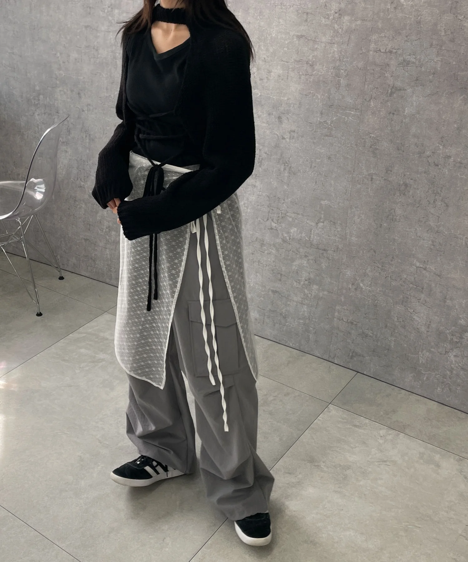 2WAYクロップドニット - Image 4