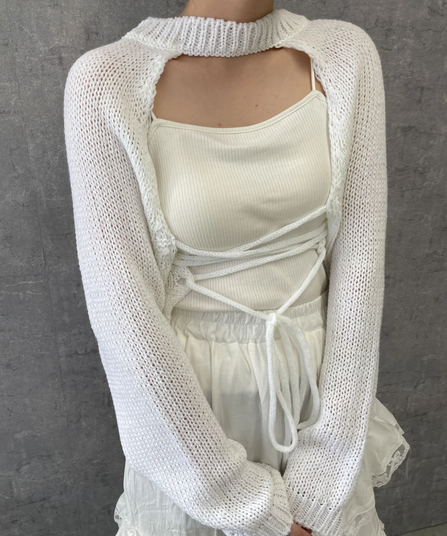 2WAYクロップドニット - Image 6