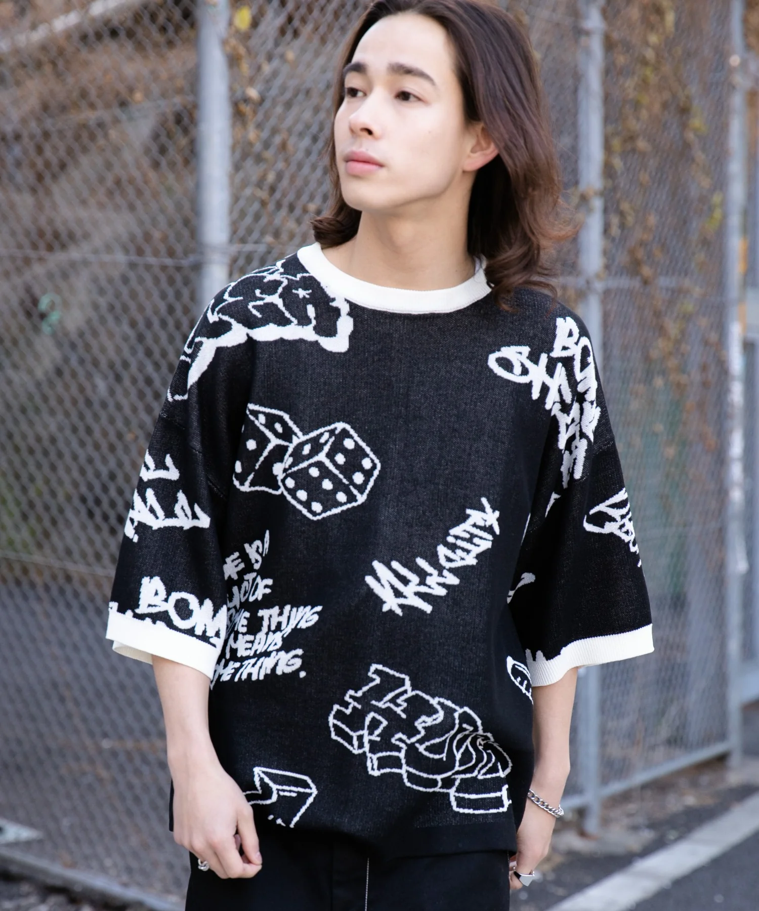 ジャガードグラフィックニット（S） - Image 11