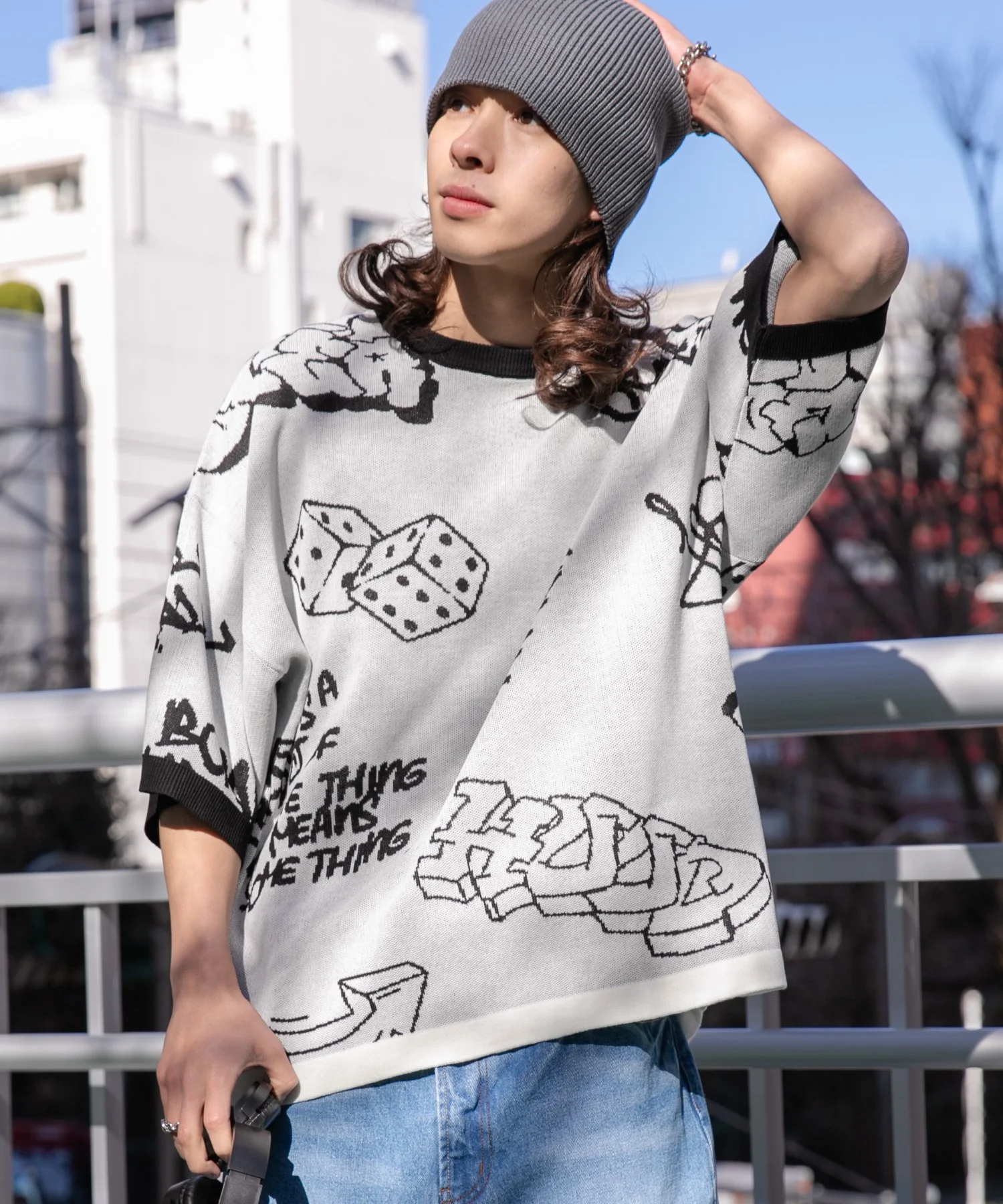 ジャガードグラフィックニット（S） - Image 19