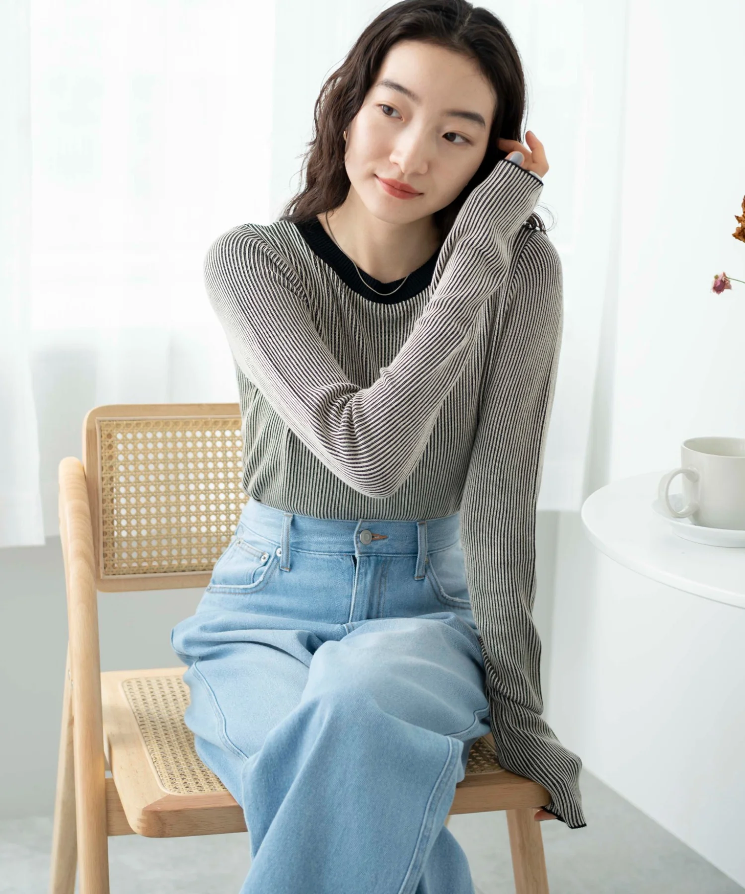 リバーシブルニットトップス - Image 24
