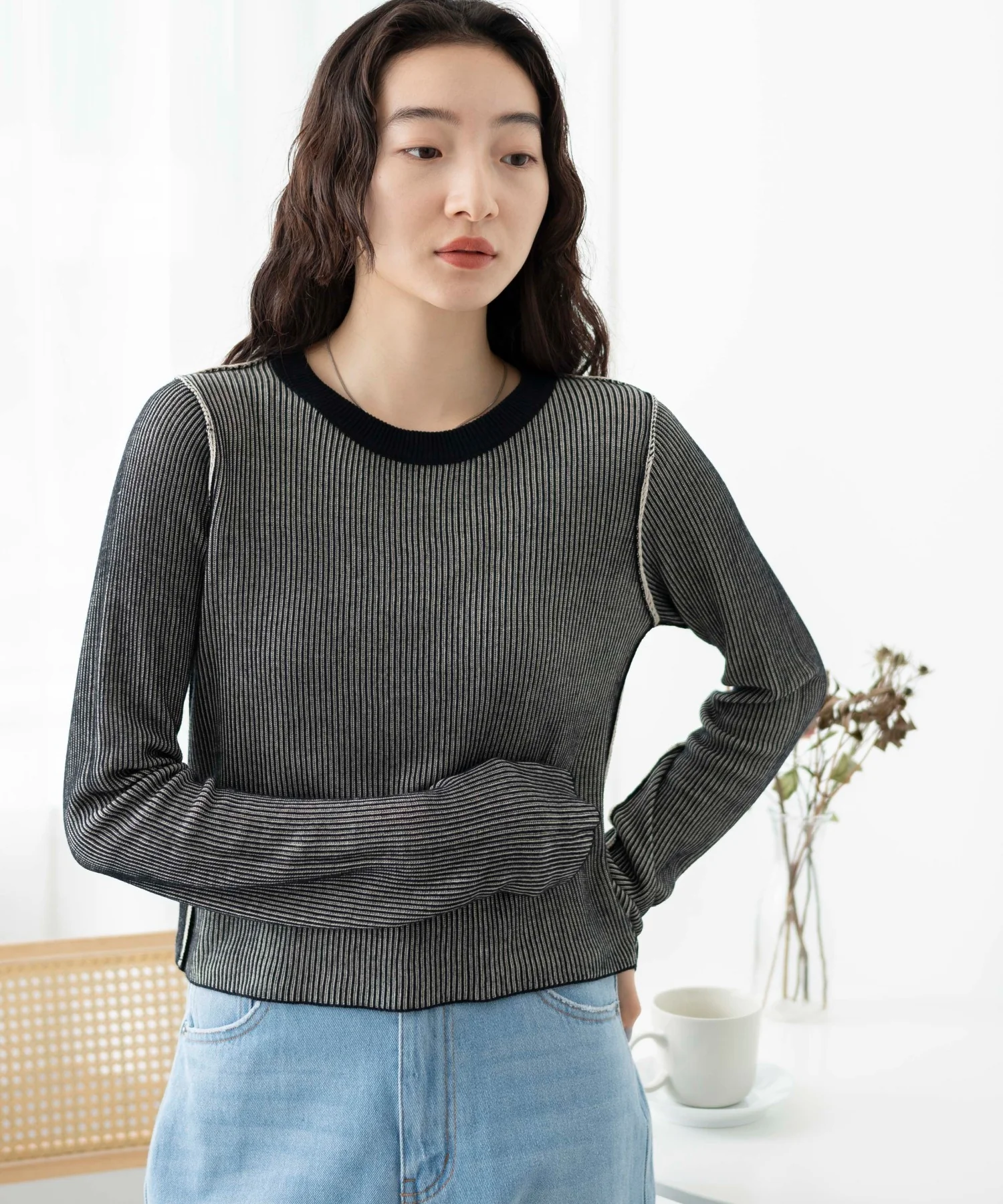 リバーシブルニットトップス - Image 29