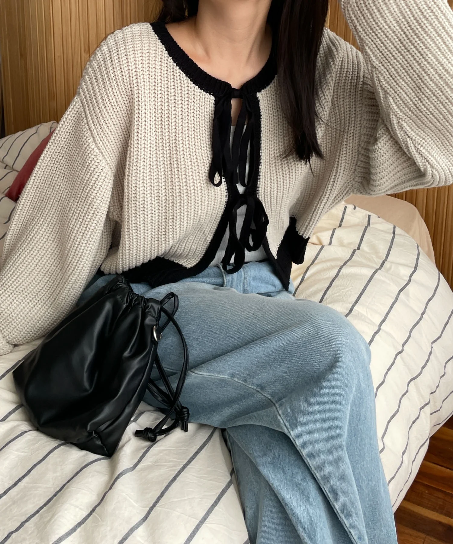 リボン2WAYカーデ - Image 6