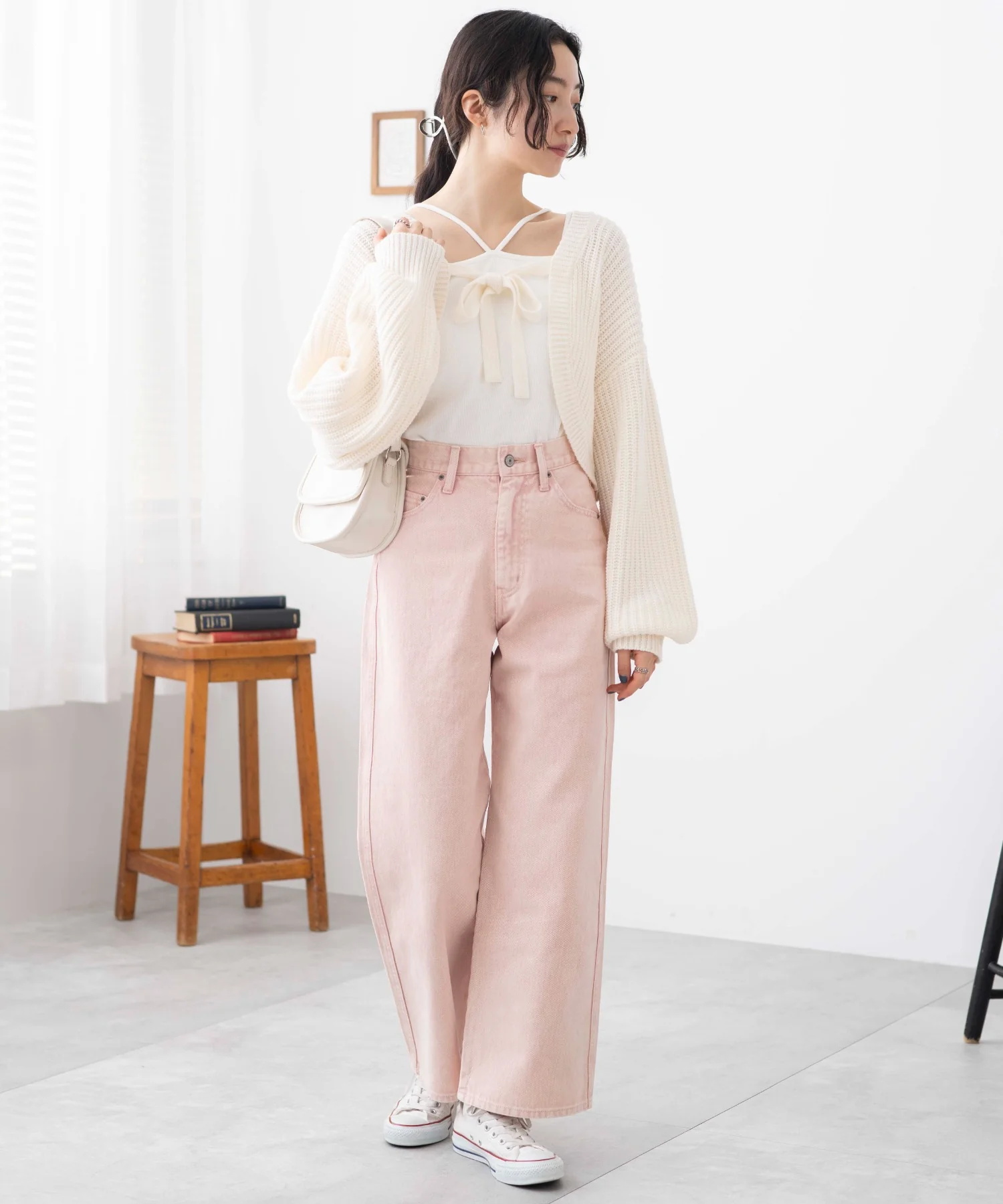 ウォッシュドカラーストレートパンツ - Image 3