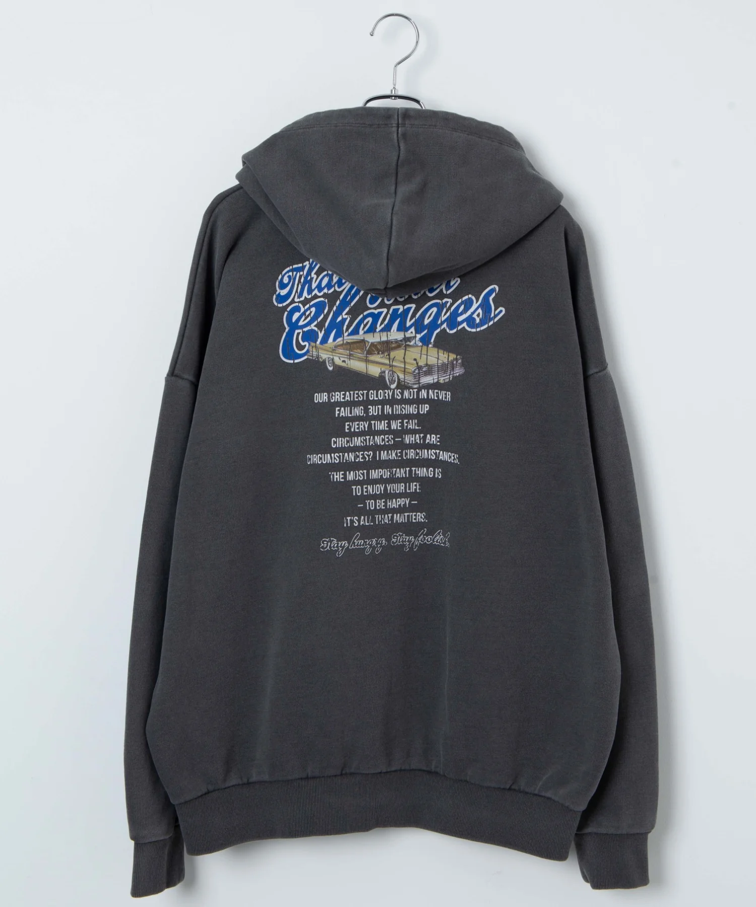 ピグメントグラフィックプルパーカー - Image 41
