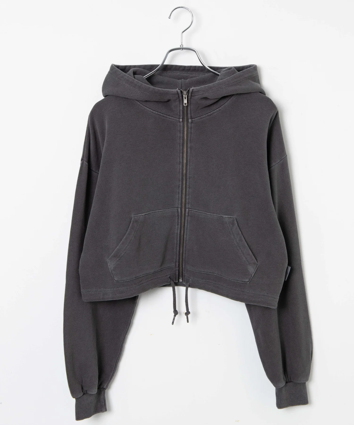 SHORT HIGHNECK ZIP HOODIE - Image 22