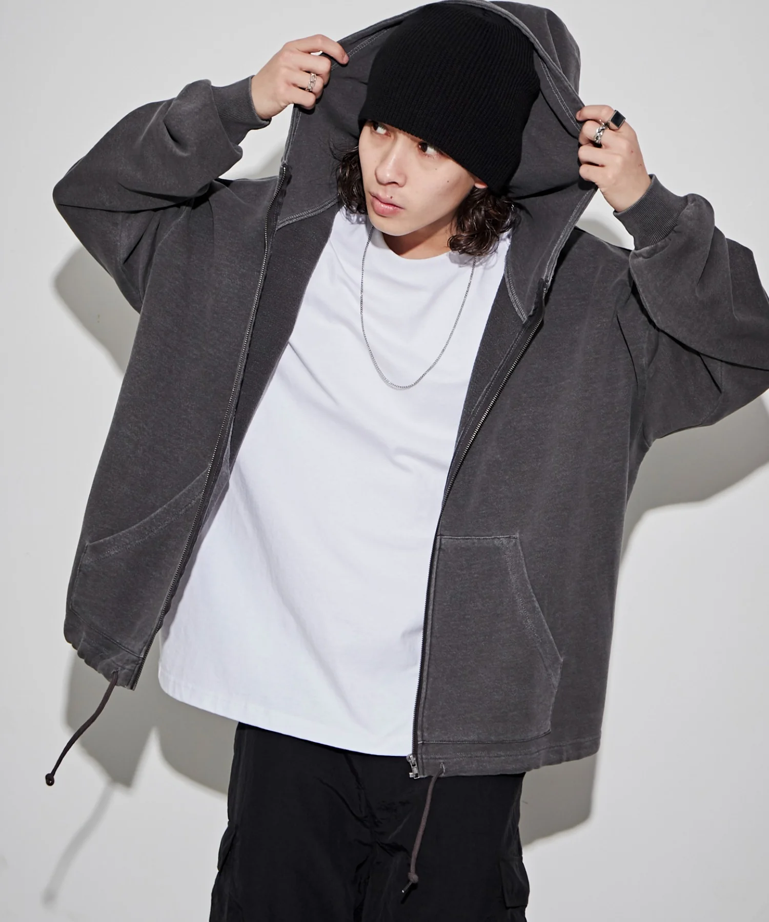 HIGHNECK ZIP HOODIE - Image 13