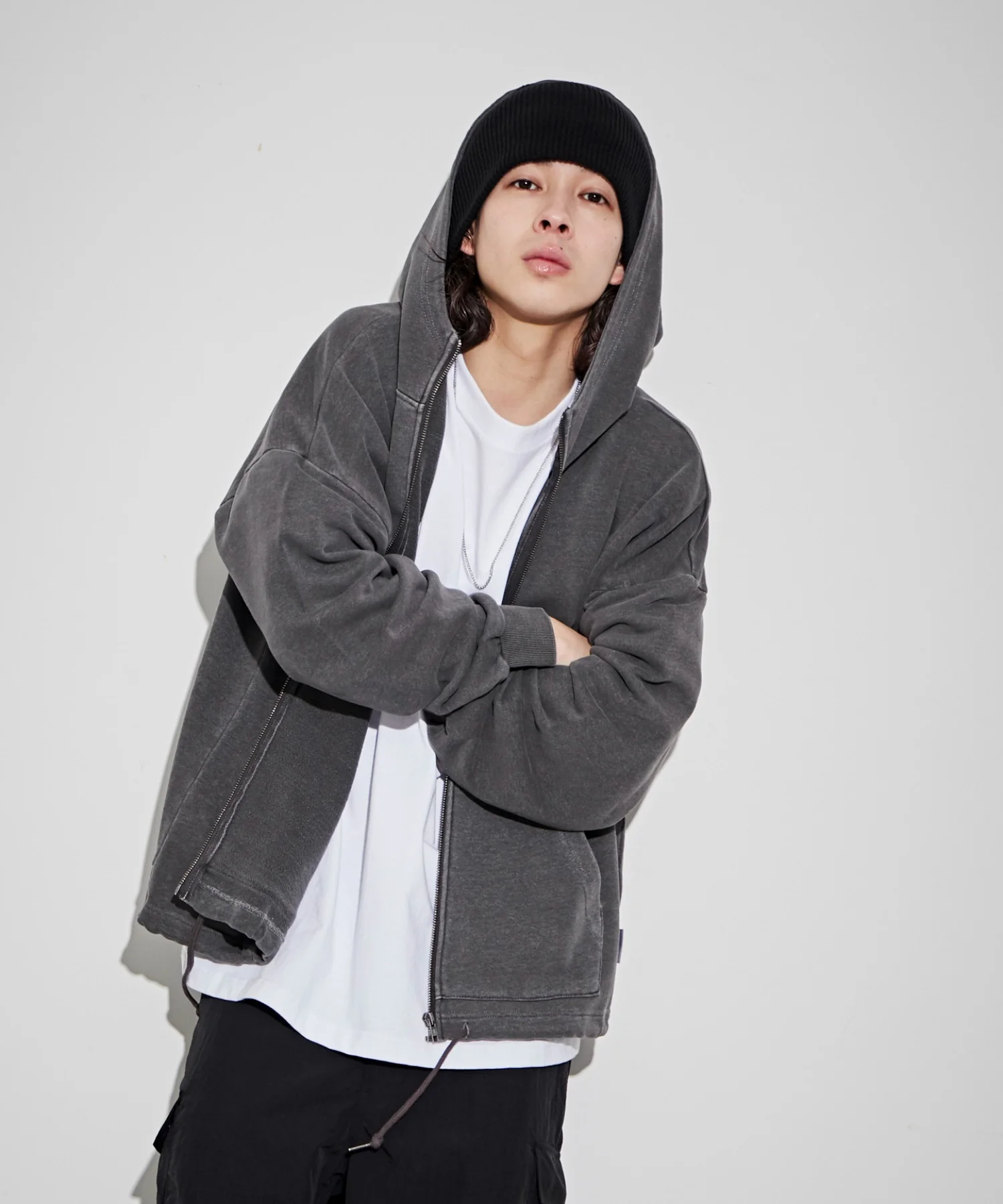 HIGHNECK ZIP HOODIE - Image 14