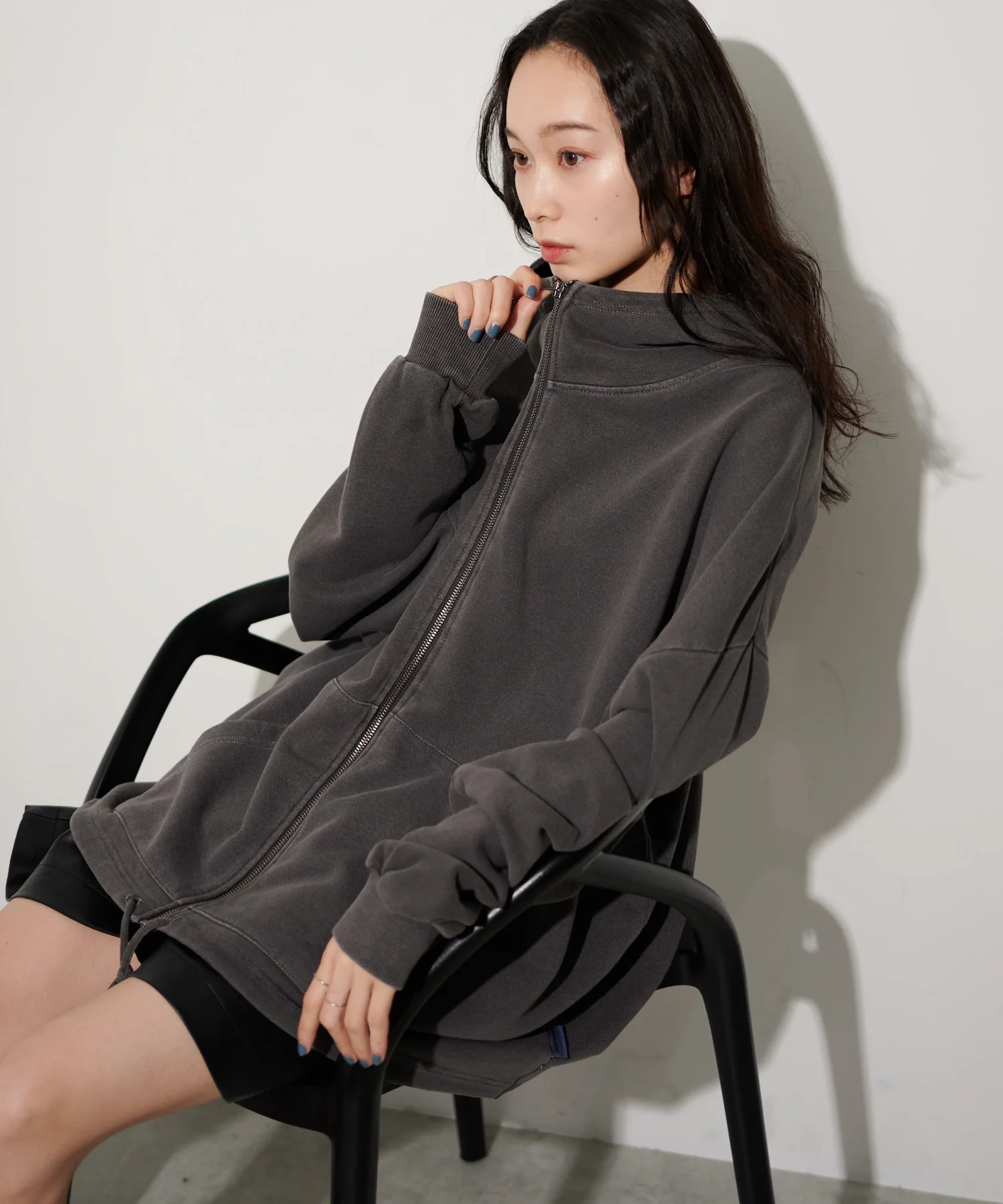 HIGHNECK ZIP HOODIE - Image 19