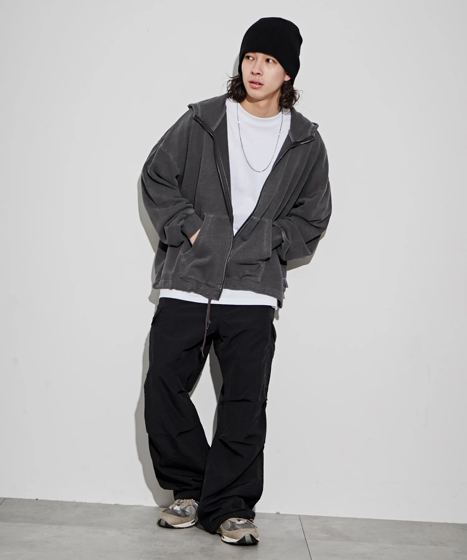 HIGHNECK ZIP HOODIE - Image 3