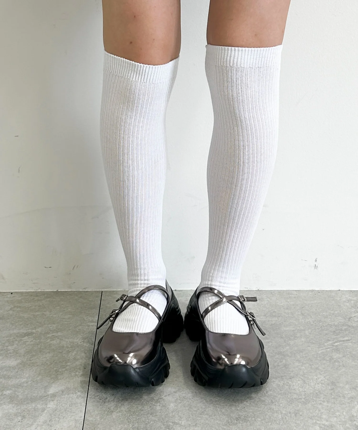 細リブハイソックス(23-25cm) - Image 5