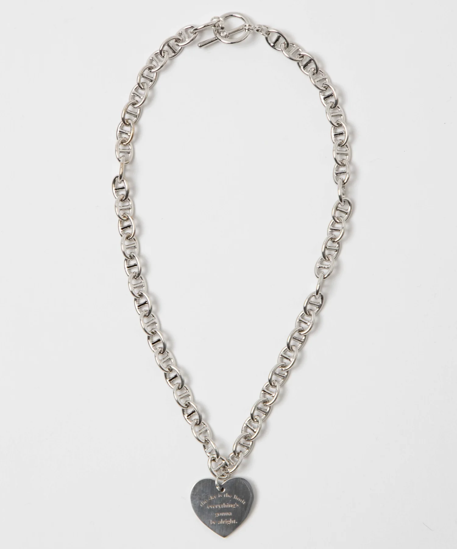 Lヘビーチェーンモチーフネックレス - Image 7