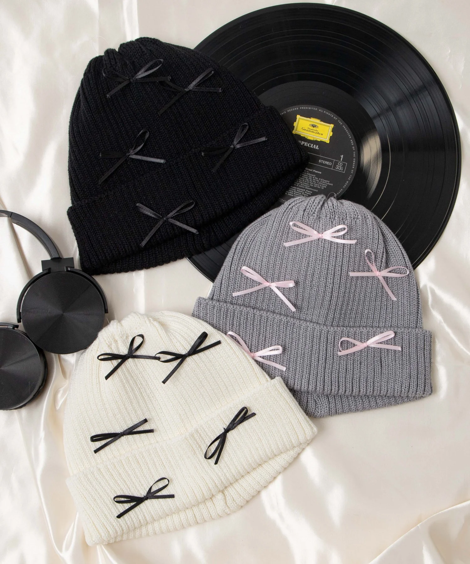 ribbon　knit　cap - Image 10