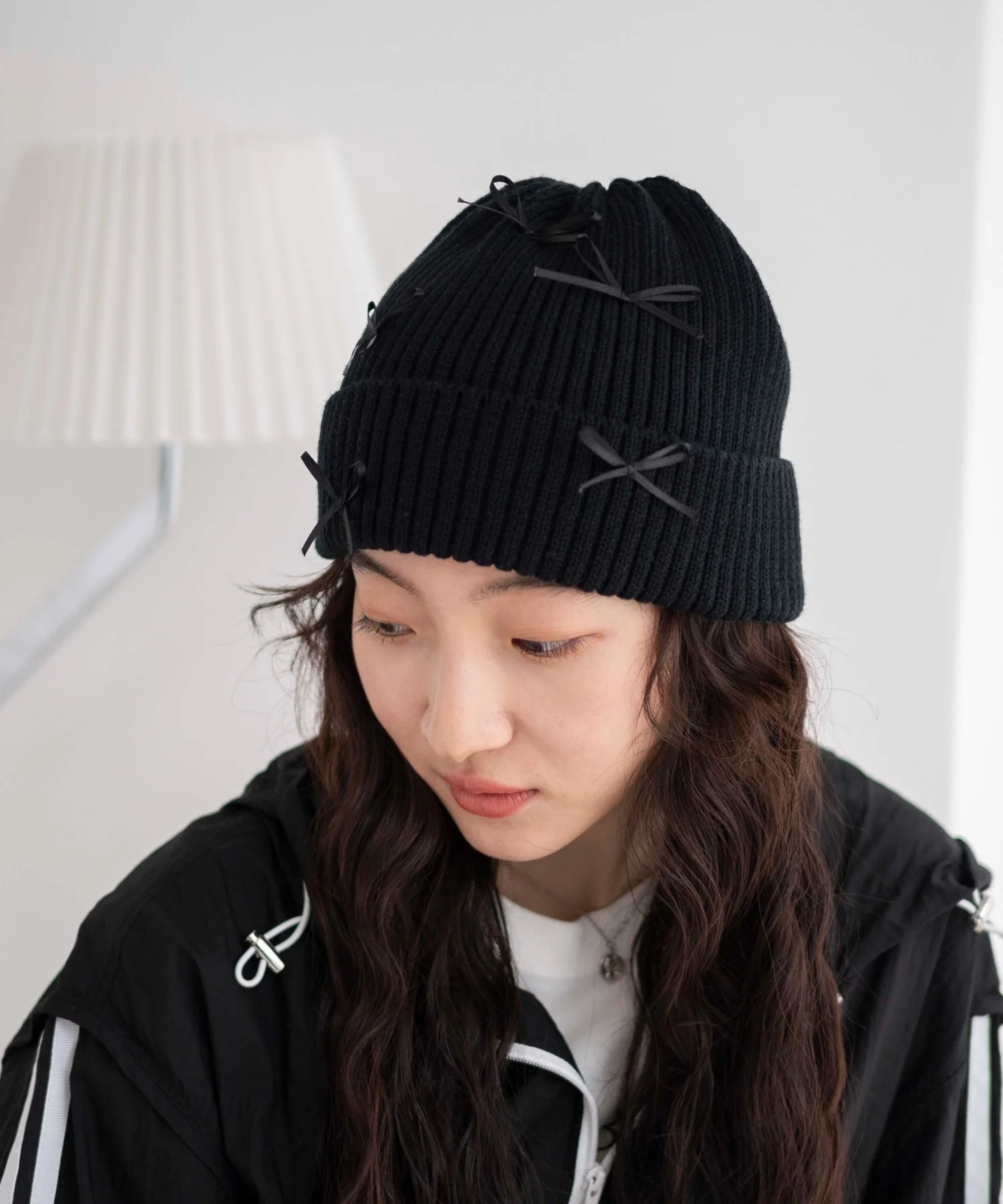ribbon　knit　cap - Image 9