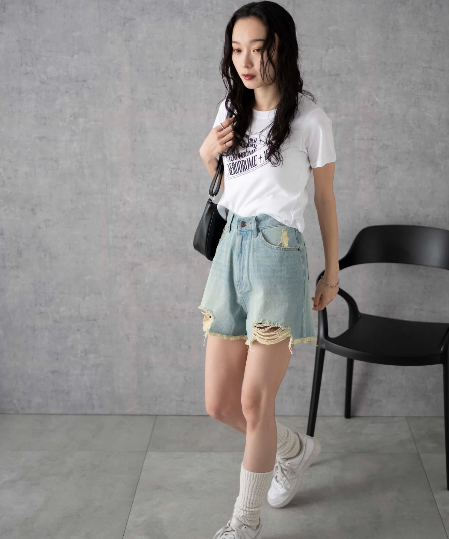 ダメージデニムショートパンツ - Image 11