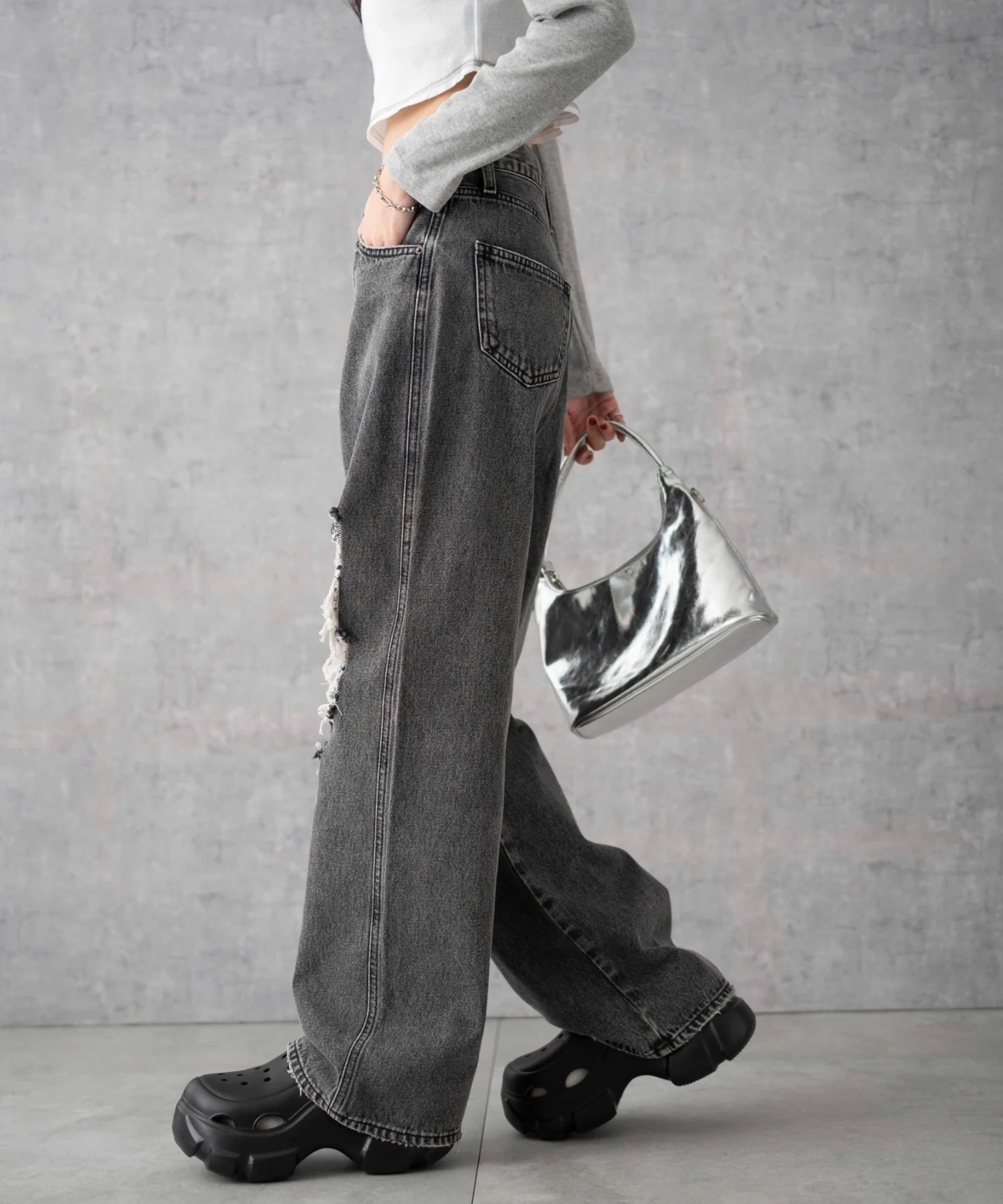 ヴィンテージウォッシュダメージデニムパンツ - Image 26