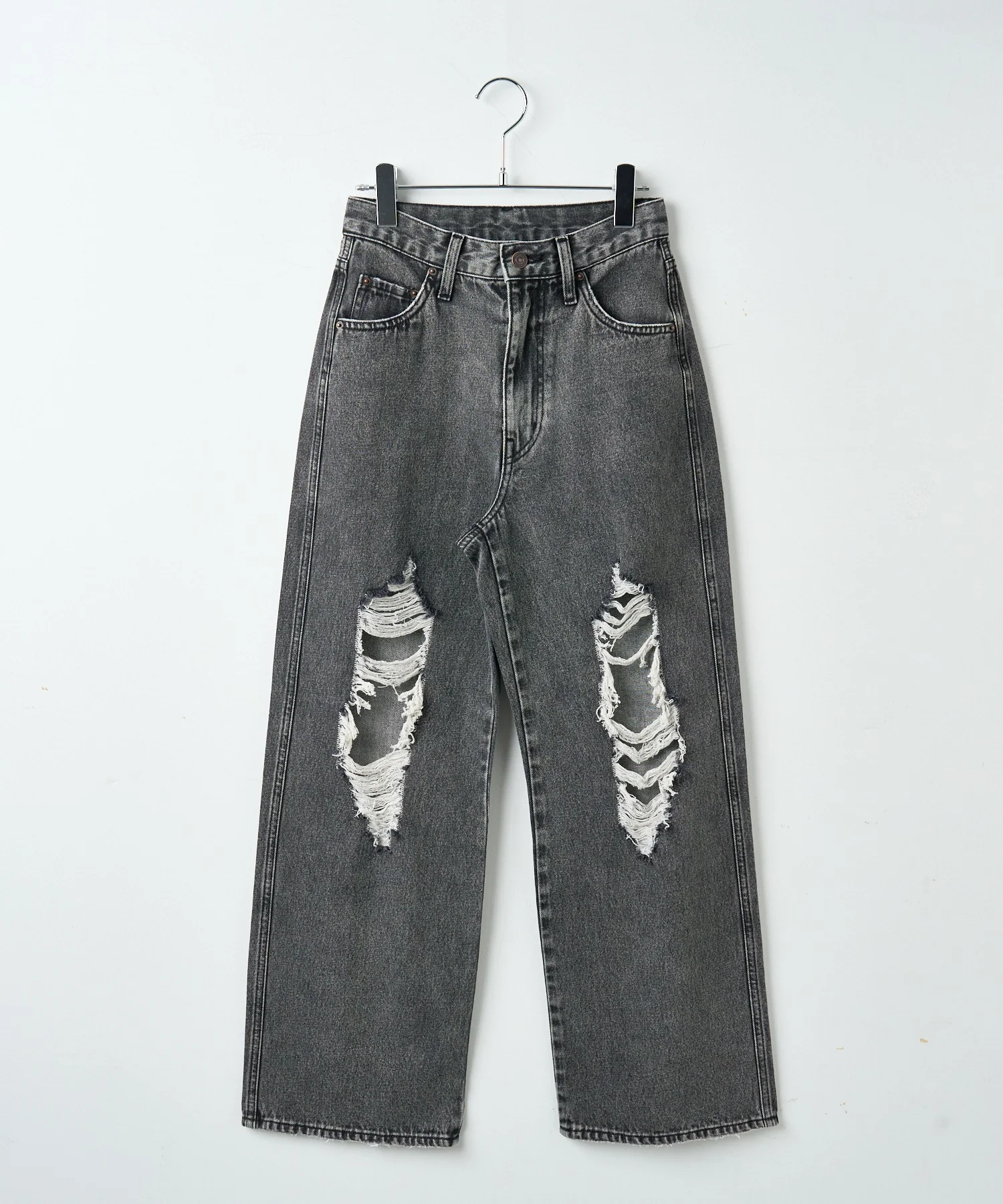 ヴィンテージウォッシュダメージデニムパンツ - Image 37