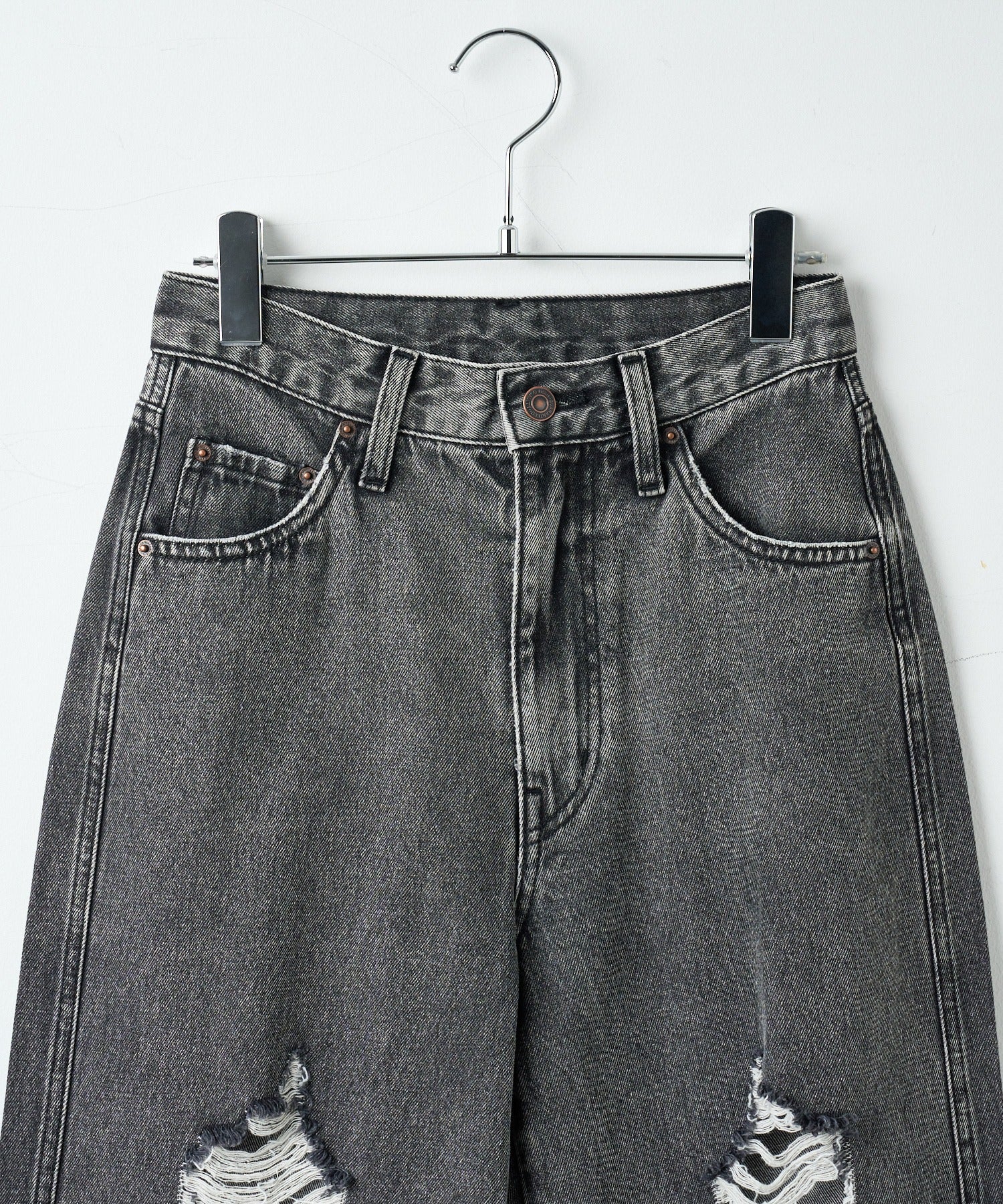ヴィンテージウォッシュダメージデニムパンツ - Image 42