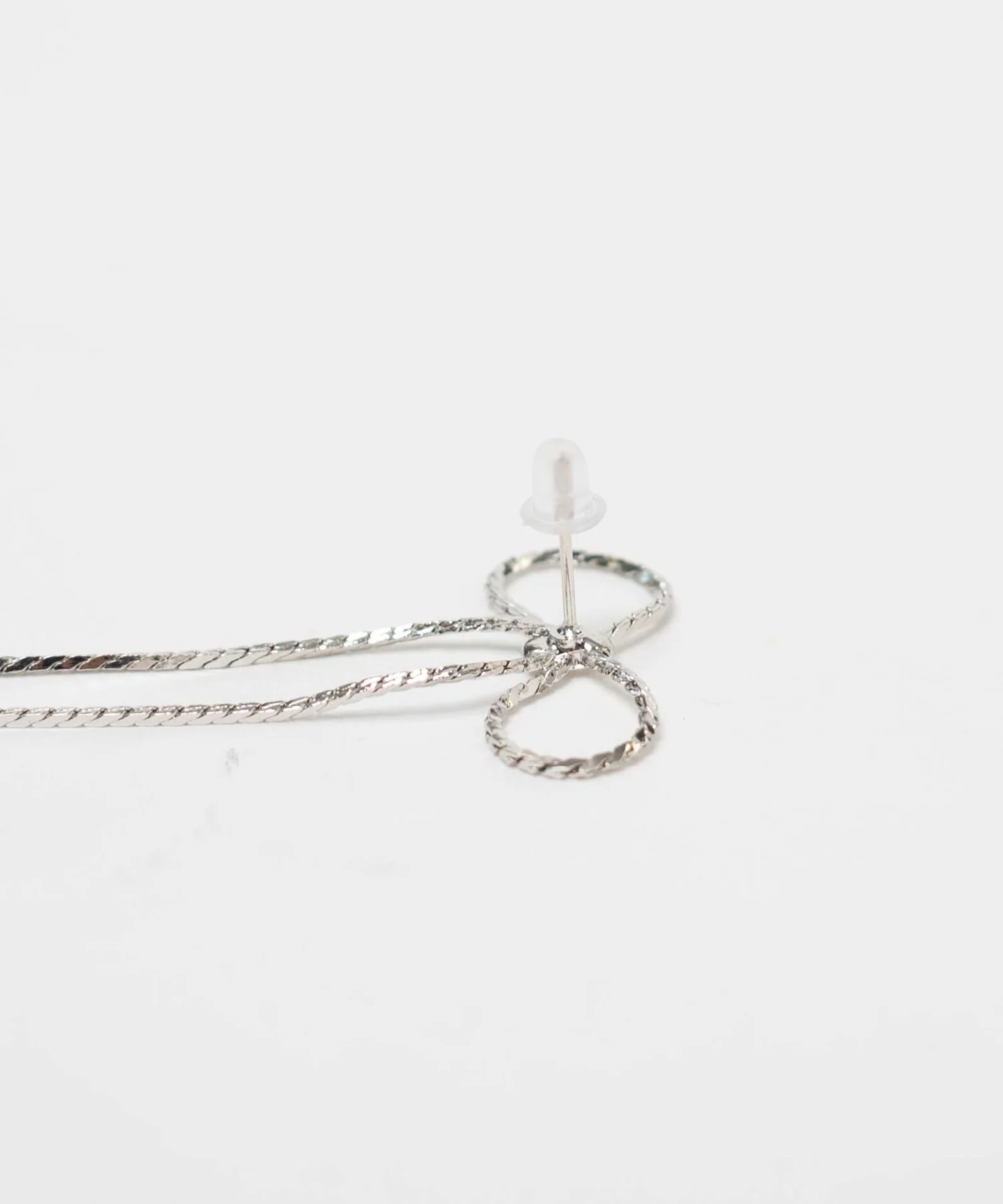 Lチェーンリボンピアス - Image 5