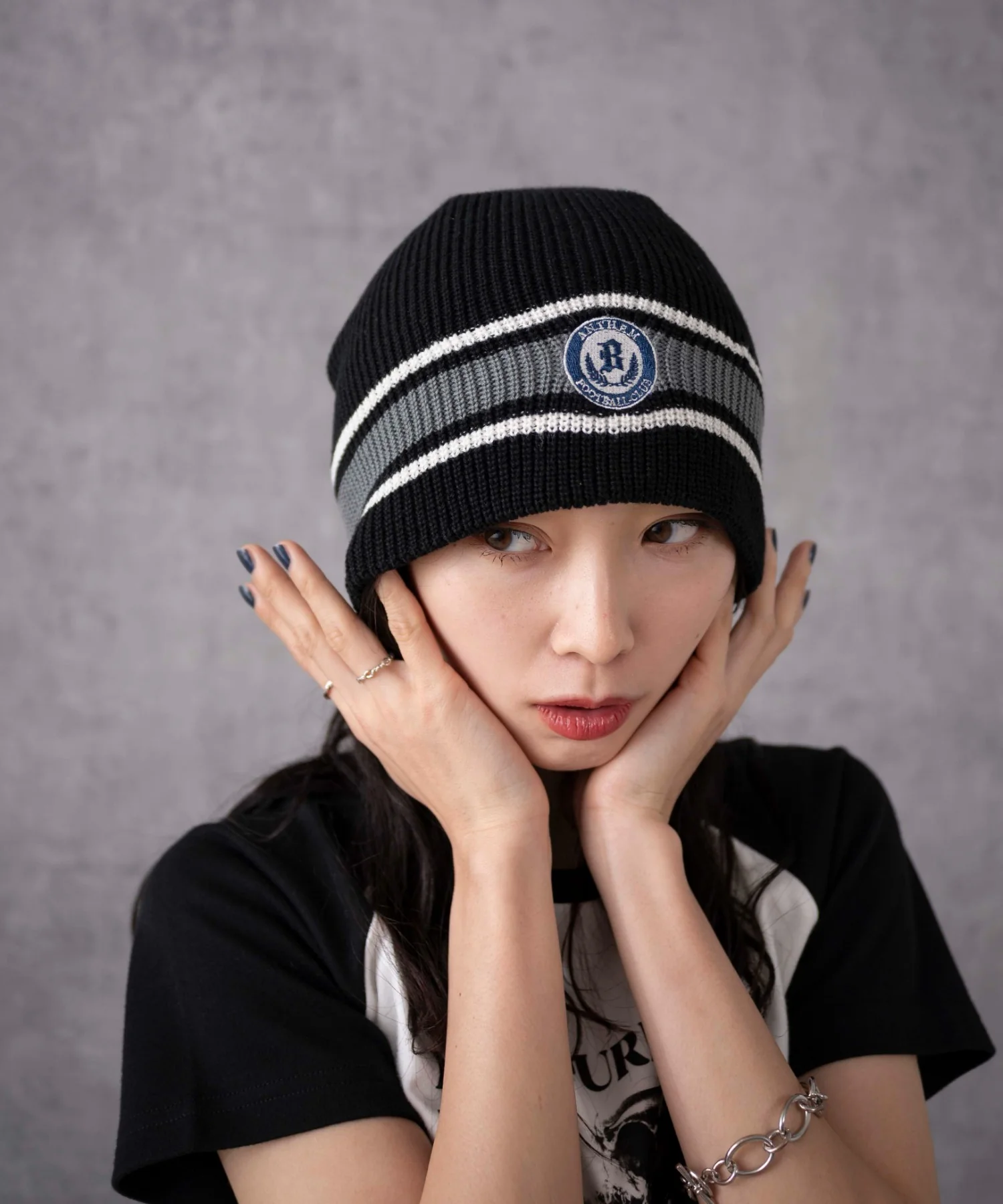 ワンポイント刺繍シングルニットワッチ - Image 12