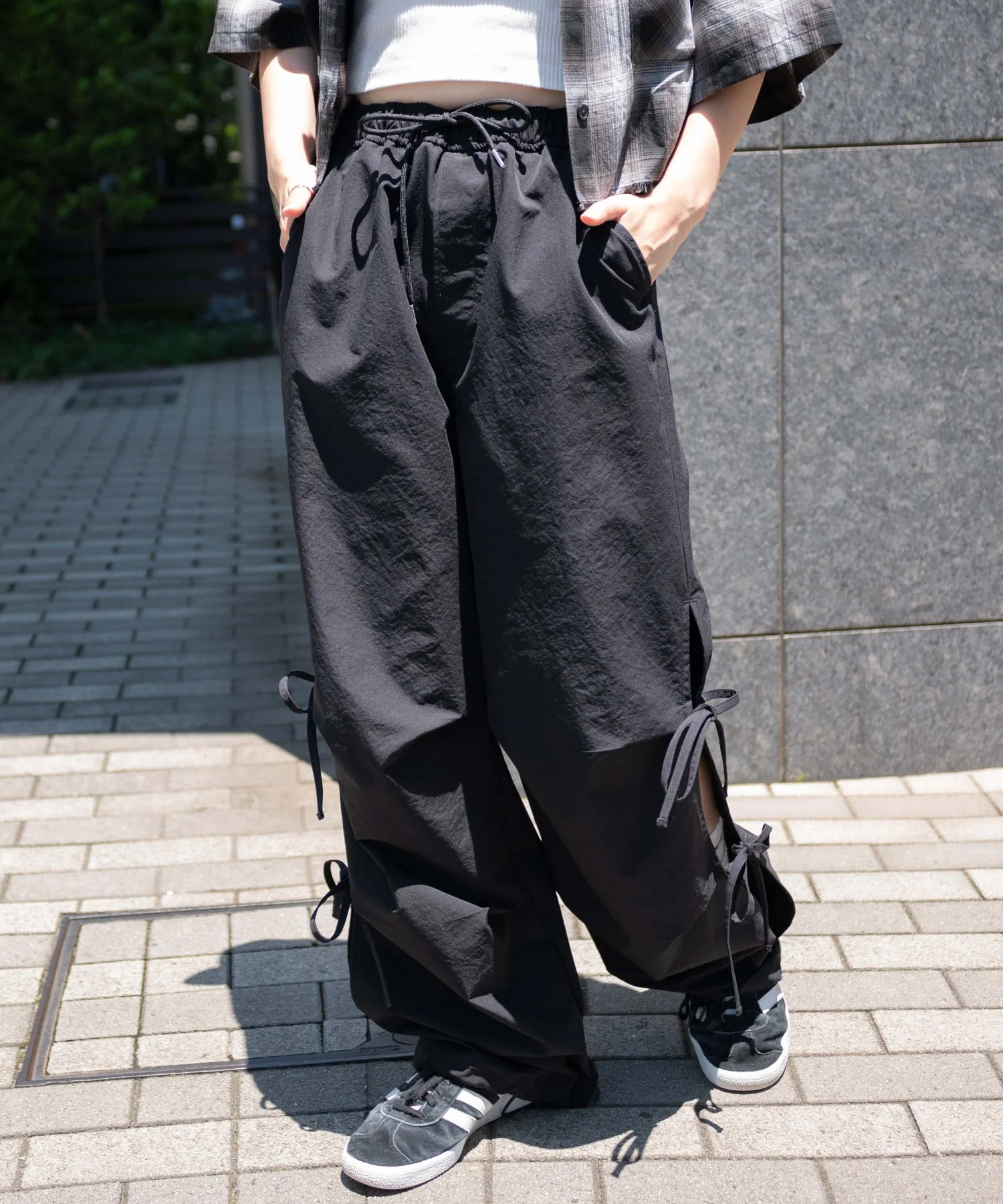サイドリボンパラシュートパンツ - Image 10