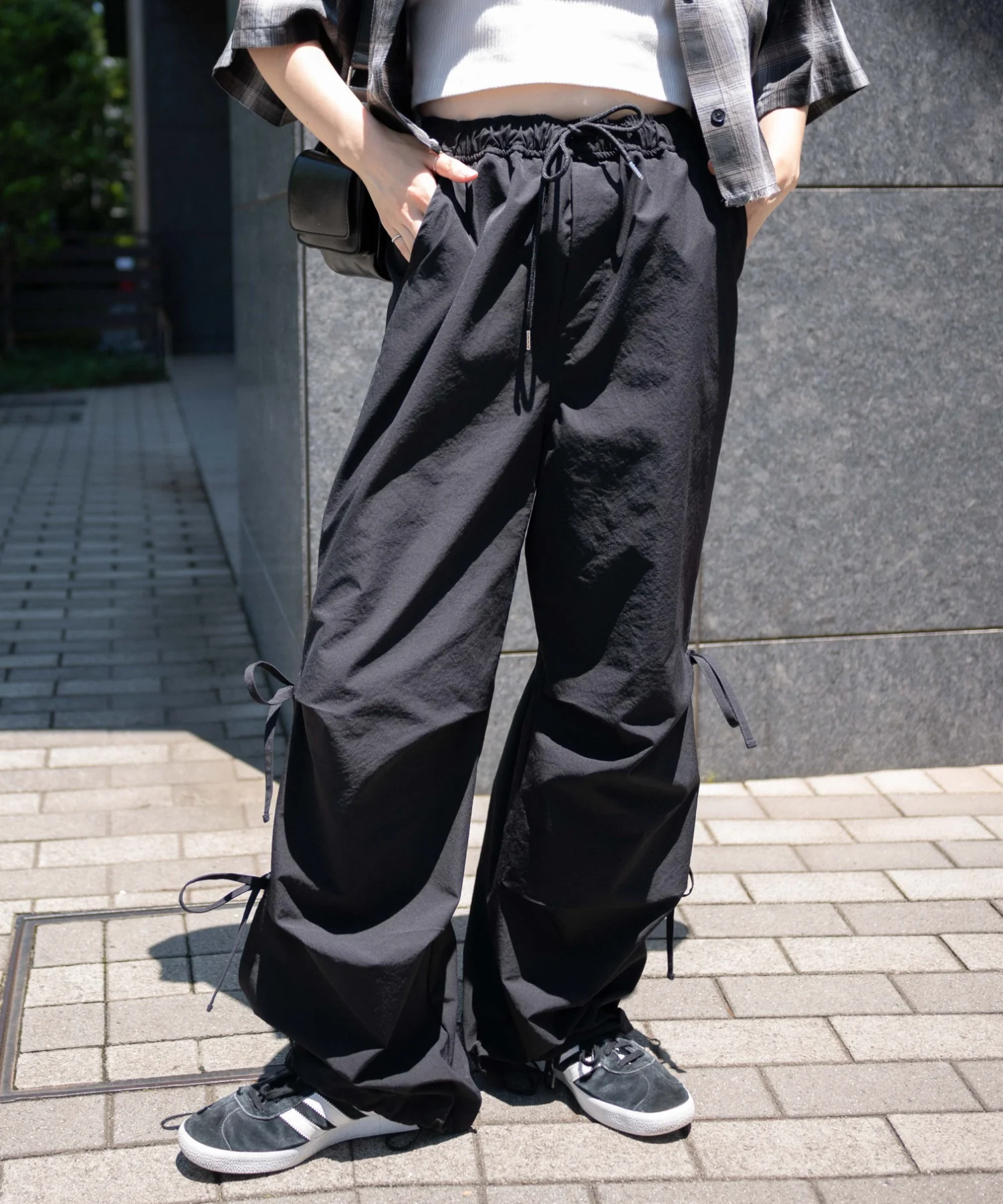 サイドリボンパラシュートパンツ - Image 11