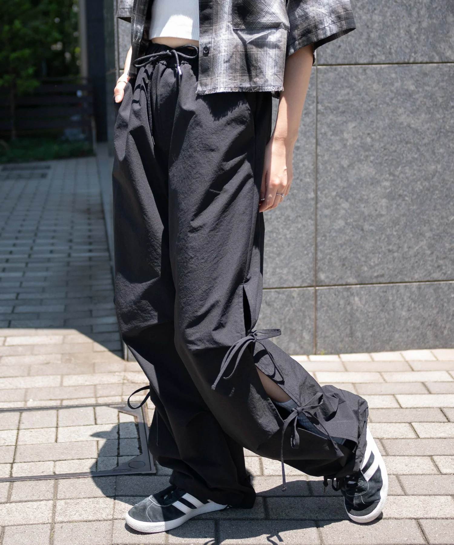 サイドリボンパラシュートパンツ - Image 12