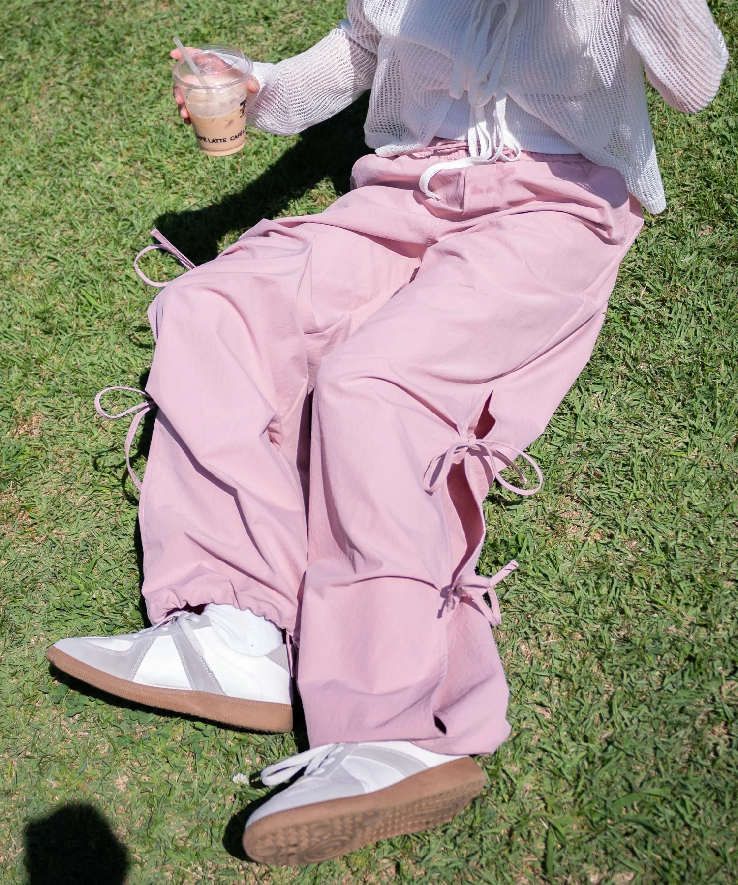 サイドリボンパラシュートパンツ - Image 15