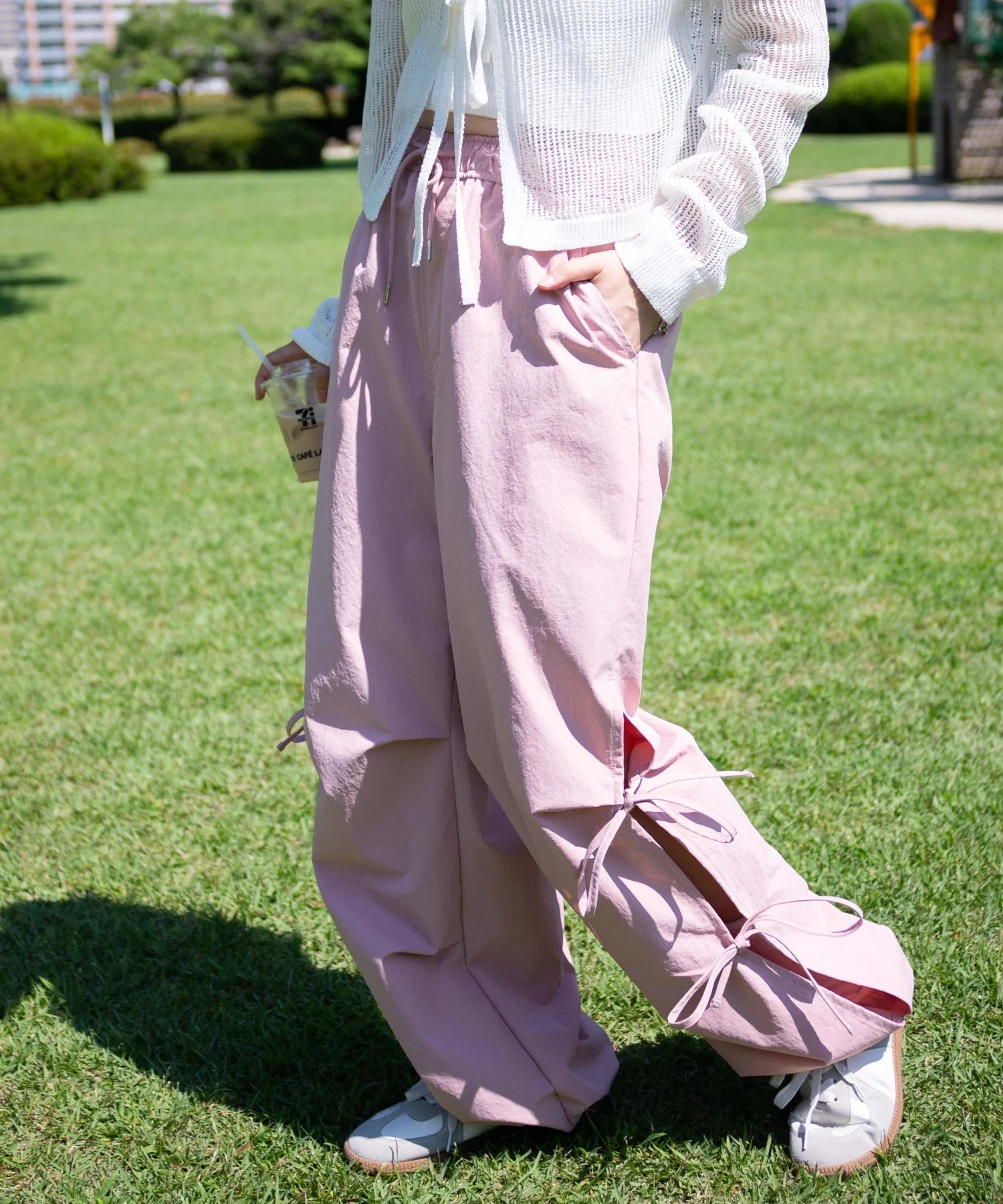 サイドリボンパラシュートパンツ - Image 16