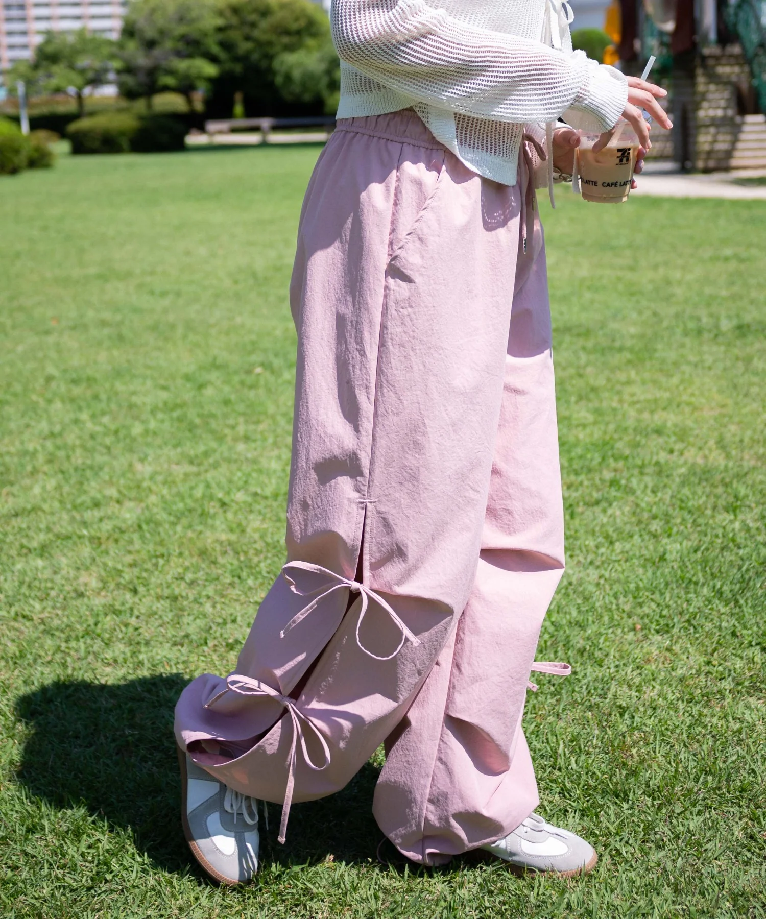 サイドリボンパラシュートパンツ - Image 17