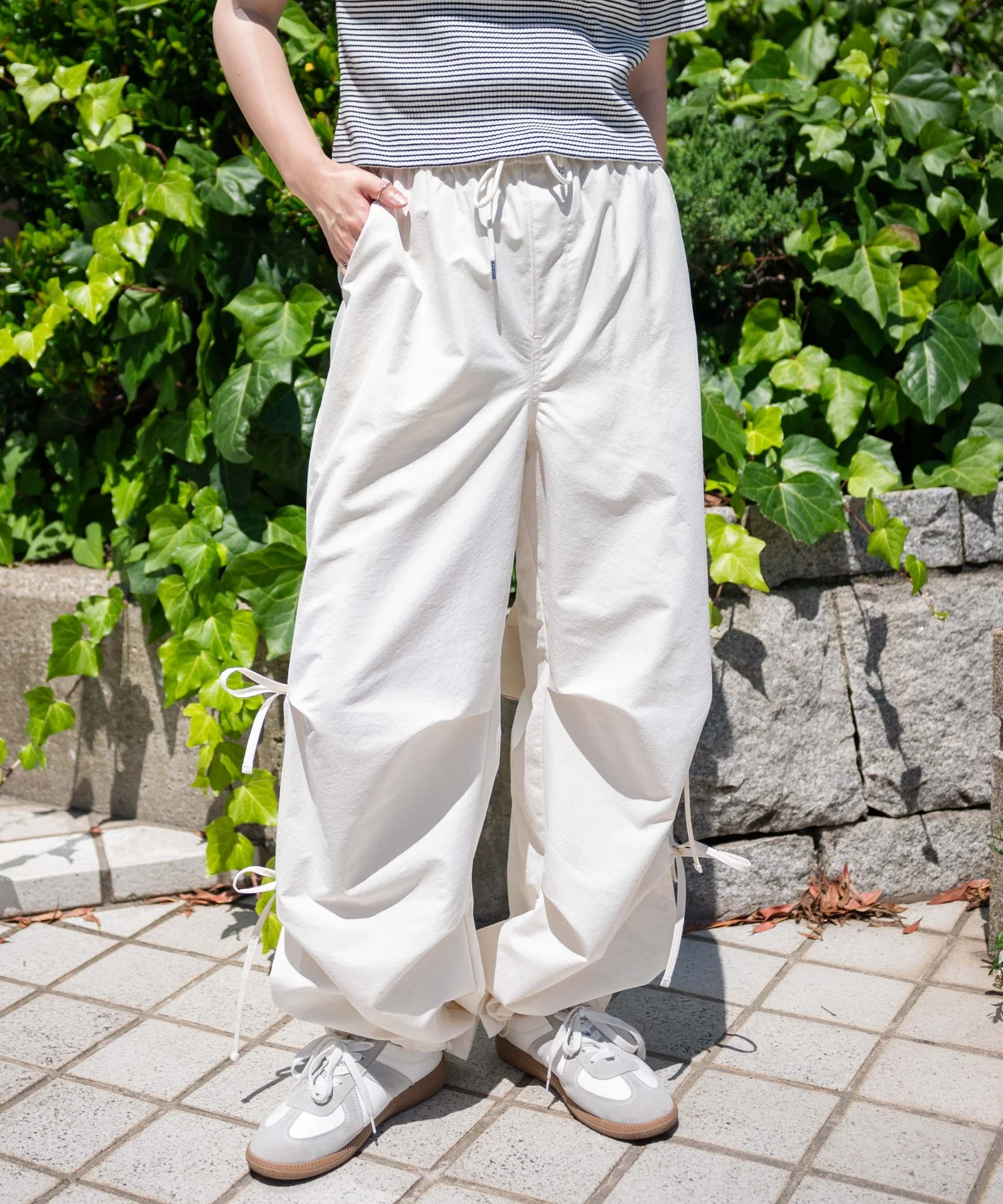 サイドリボンパラシュートパンツ - Image 19