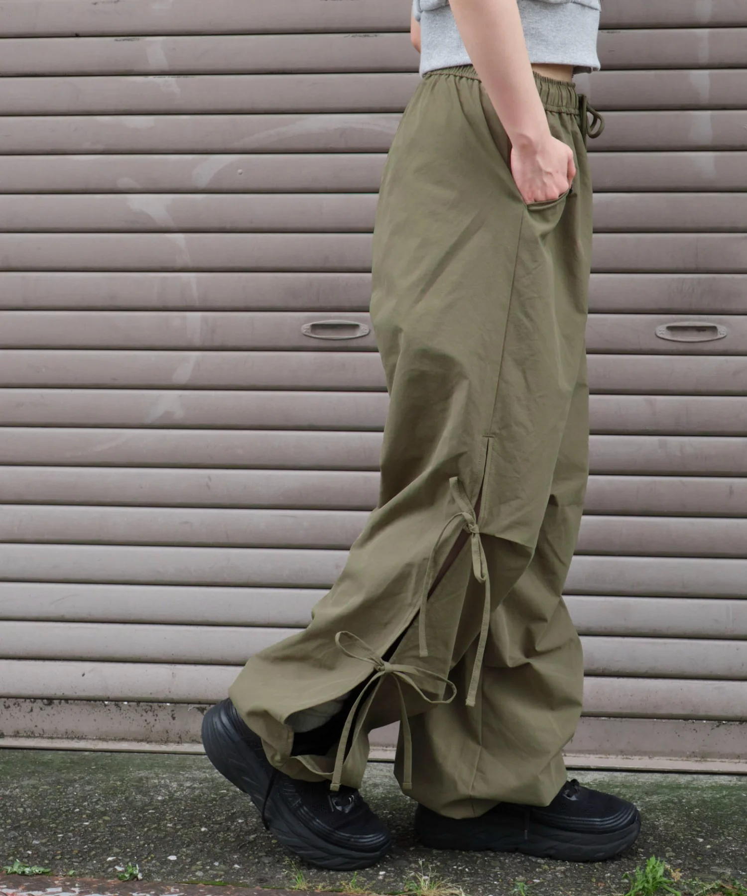サイドリボンパラシュートパンツ - Image 25